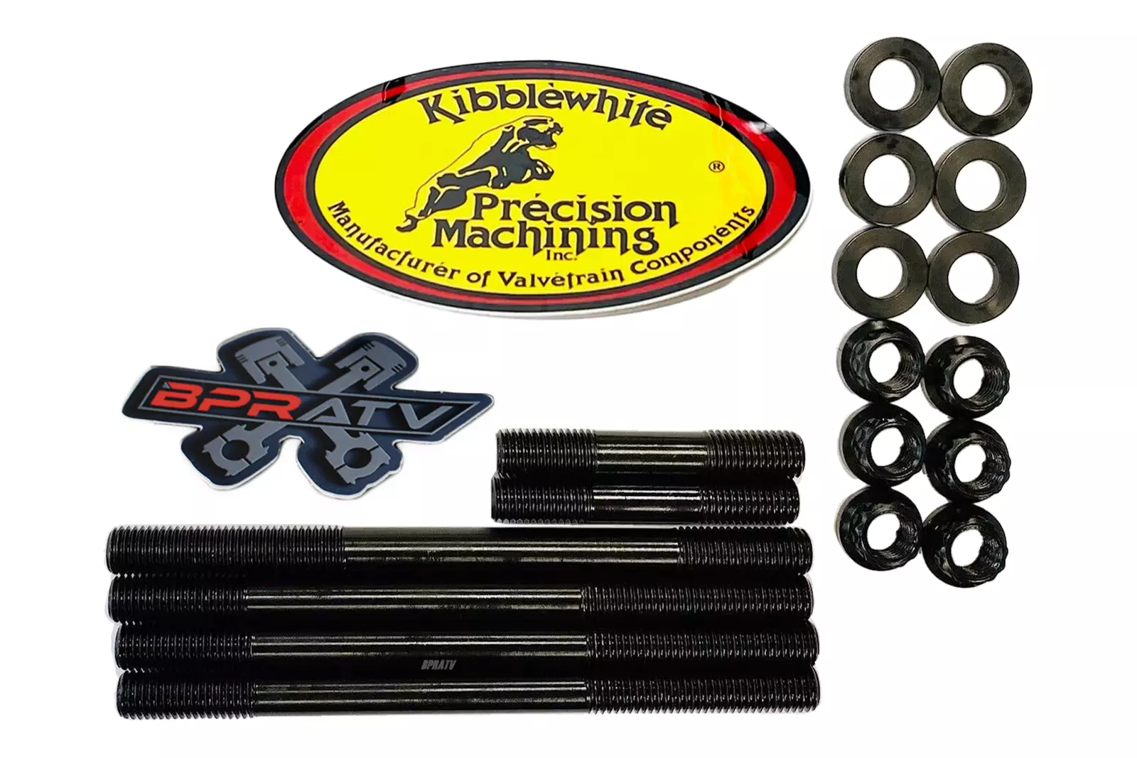 06+Yamaha Raptor 700 Kibblewhite Stronger Heavy Duty Cylinder Head Studs Bolts - Image 3
