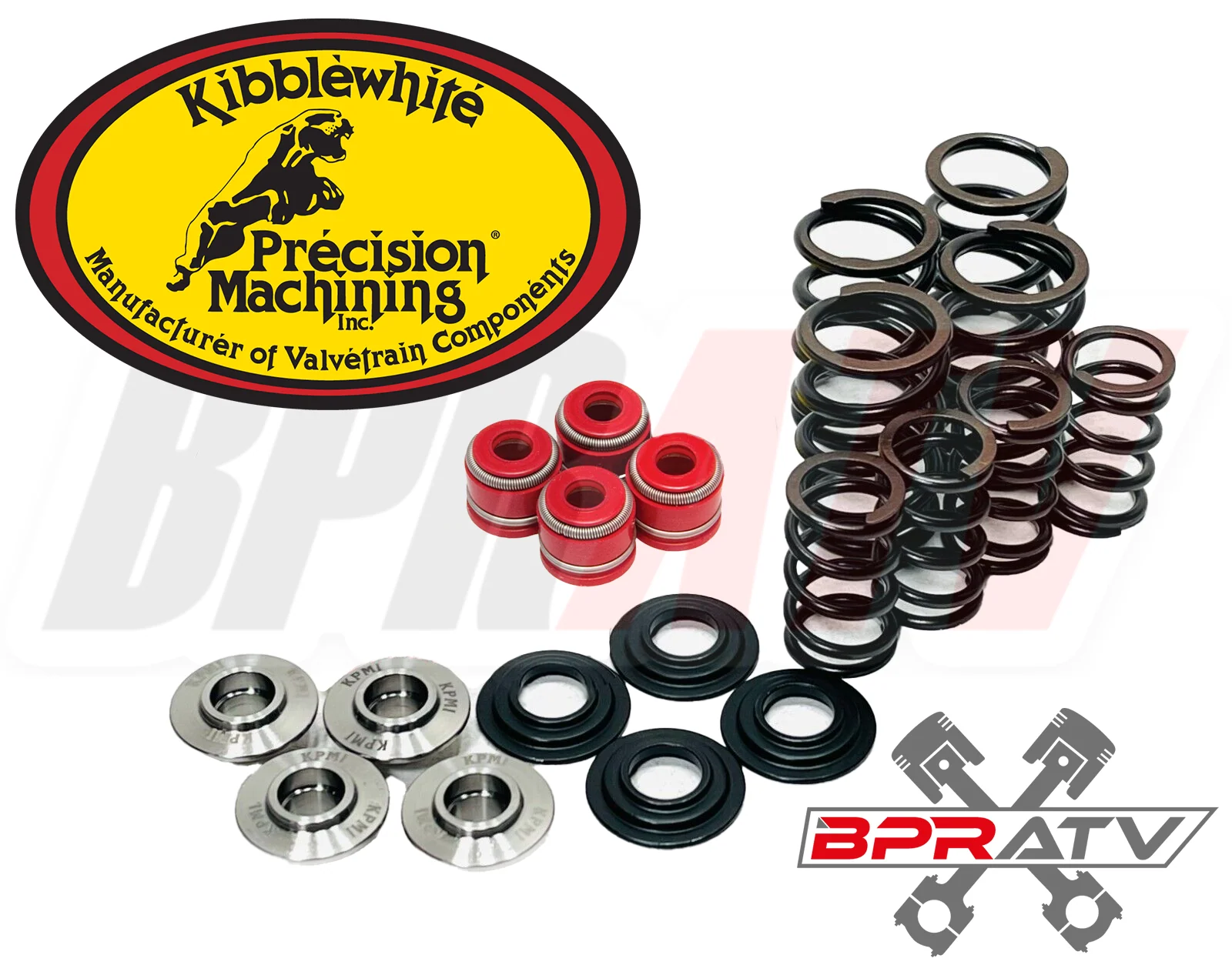 07 08 CRF450R CRF 450R +2 KIBBLEWHITE Exhaust Valves Stock Intake Springs Seals - Image 2