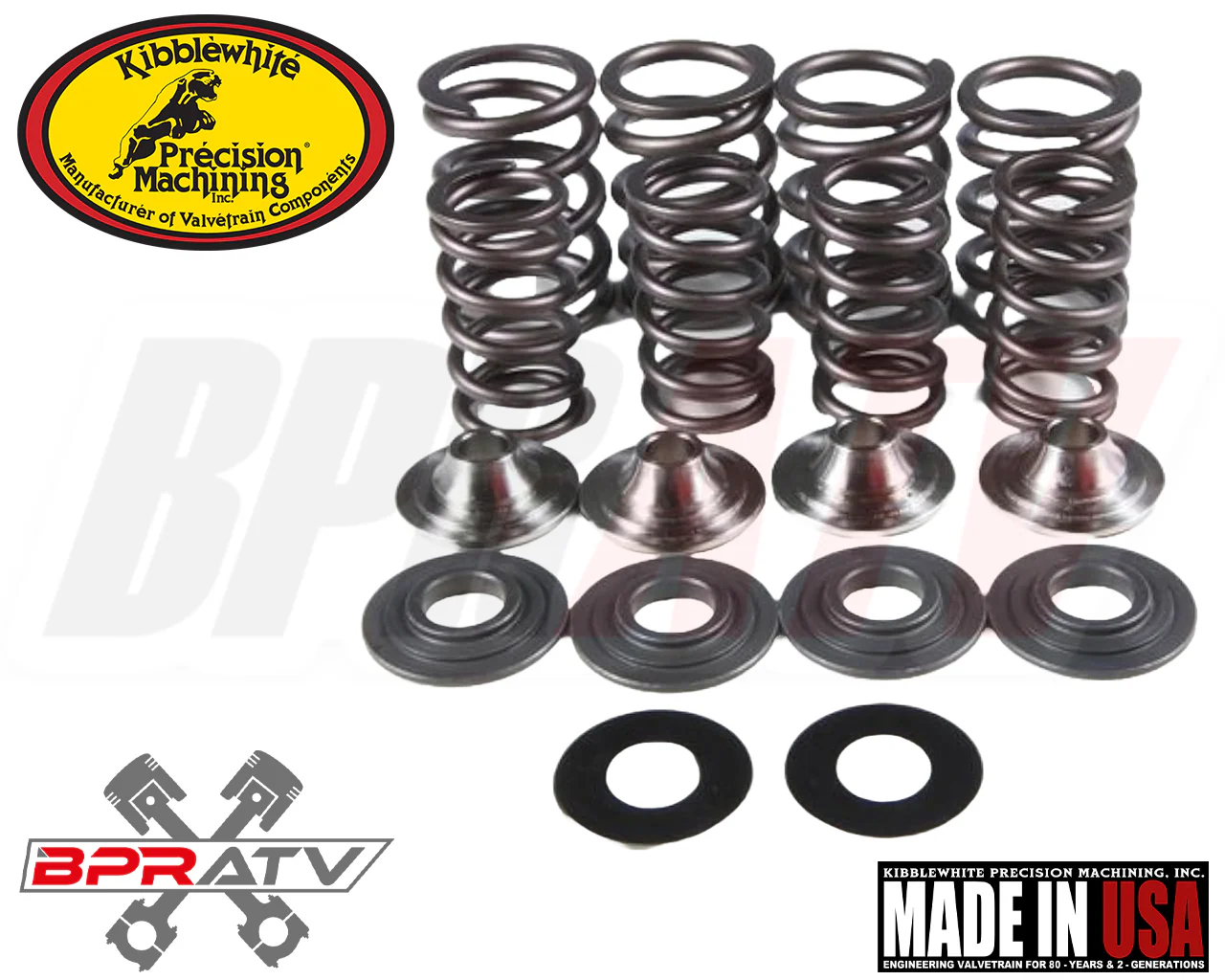 07-09 Suzuki RMZ250 RMZ 250 RM-Z250 Kibblewhite Valves Cylinder Head Service Kit - Image 8