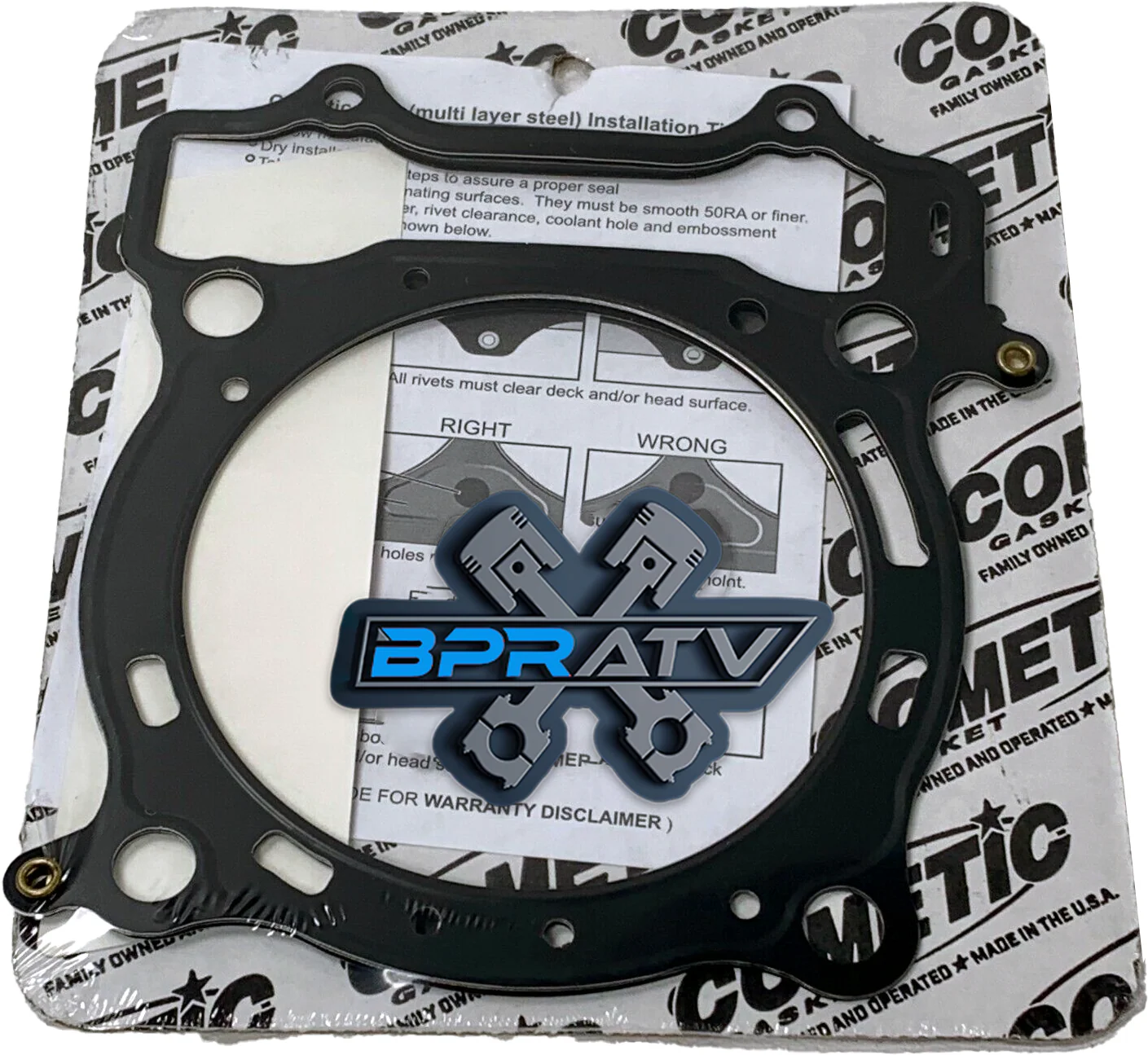 07-09 Yamaha WR450F WR 450F 95 mm OEM Stock Bore COMETIC Top End MLS HEAD Gasket - Image 6