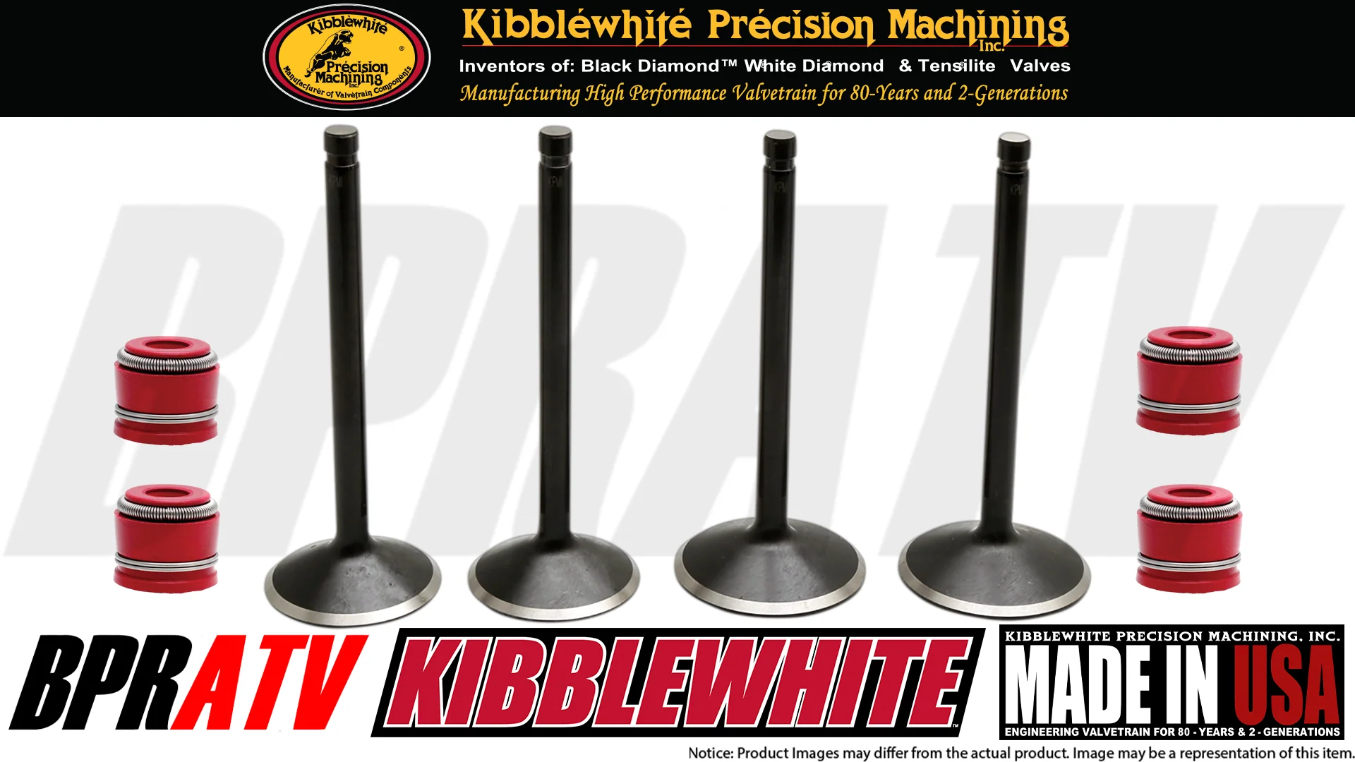 07-25 Honda CRF150R CRF 150R Kibblewhite Head Intake Exhaust Valves Seals Set