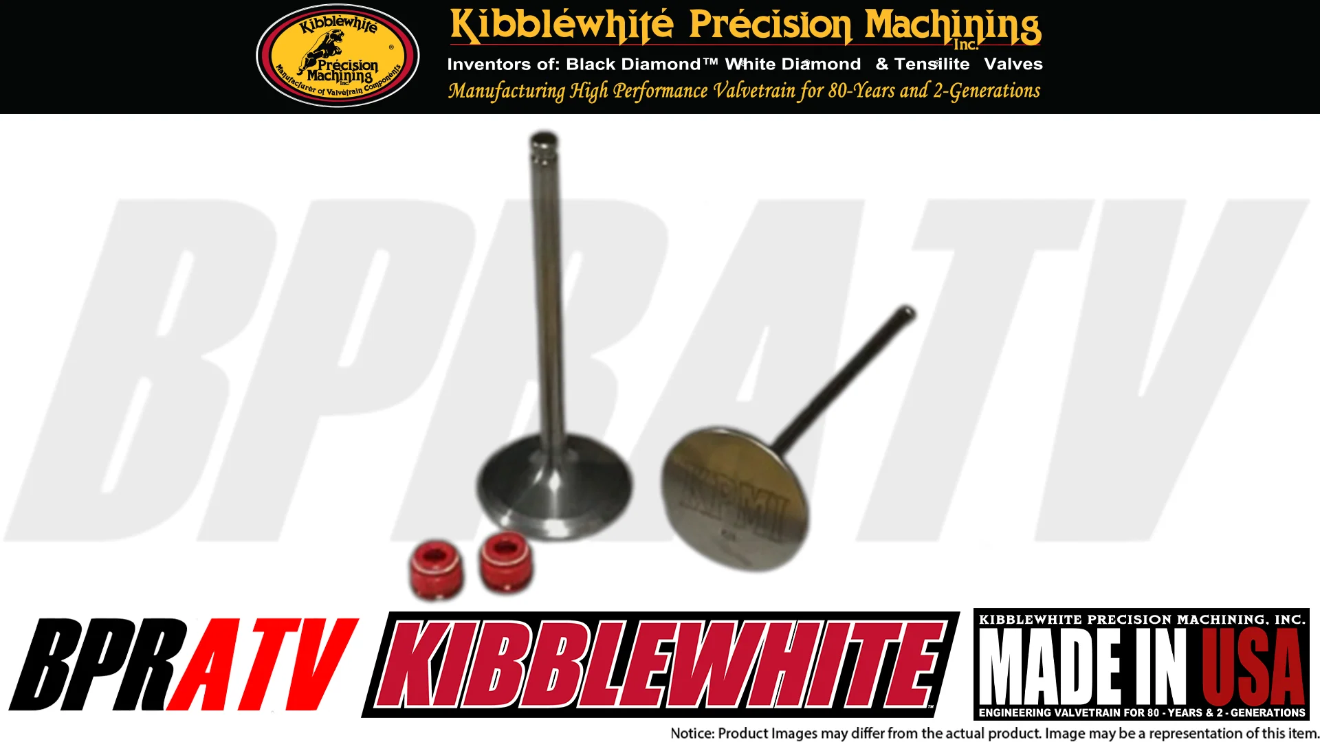 07-25 Honda CRF150R CRF 150R Kibblewhite Head Intake Exhaust Valves Seals Set - Image 3