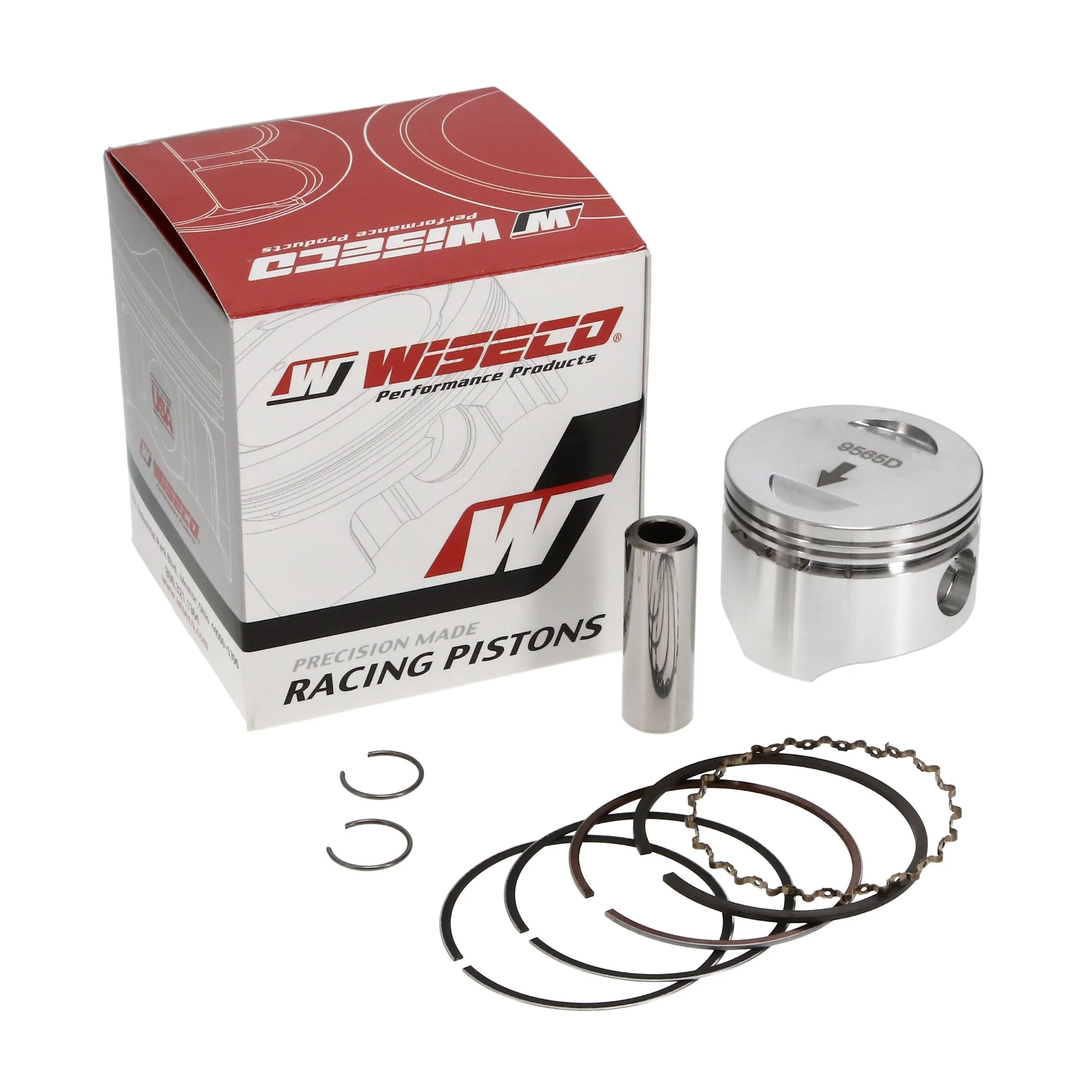 07+ Polaris Outlaw 90 Sportsman 90 Big Bore 49mm 10.5:1 Wiseco Forged Piston Kit - Image 13