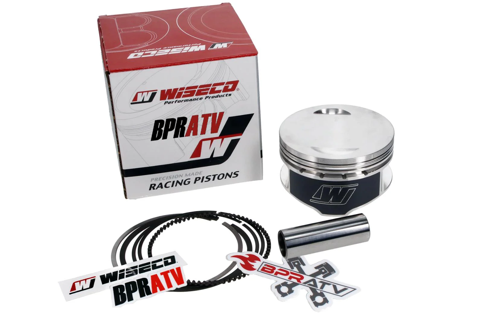 07+ Polaris Outlaw 90 Sportsman 90 Big Bore 49mm 10.5:1 Wiseco Forged Piston Kit - Image 6