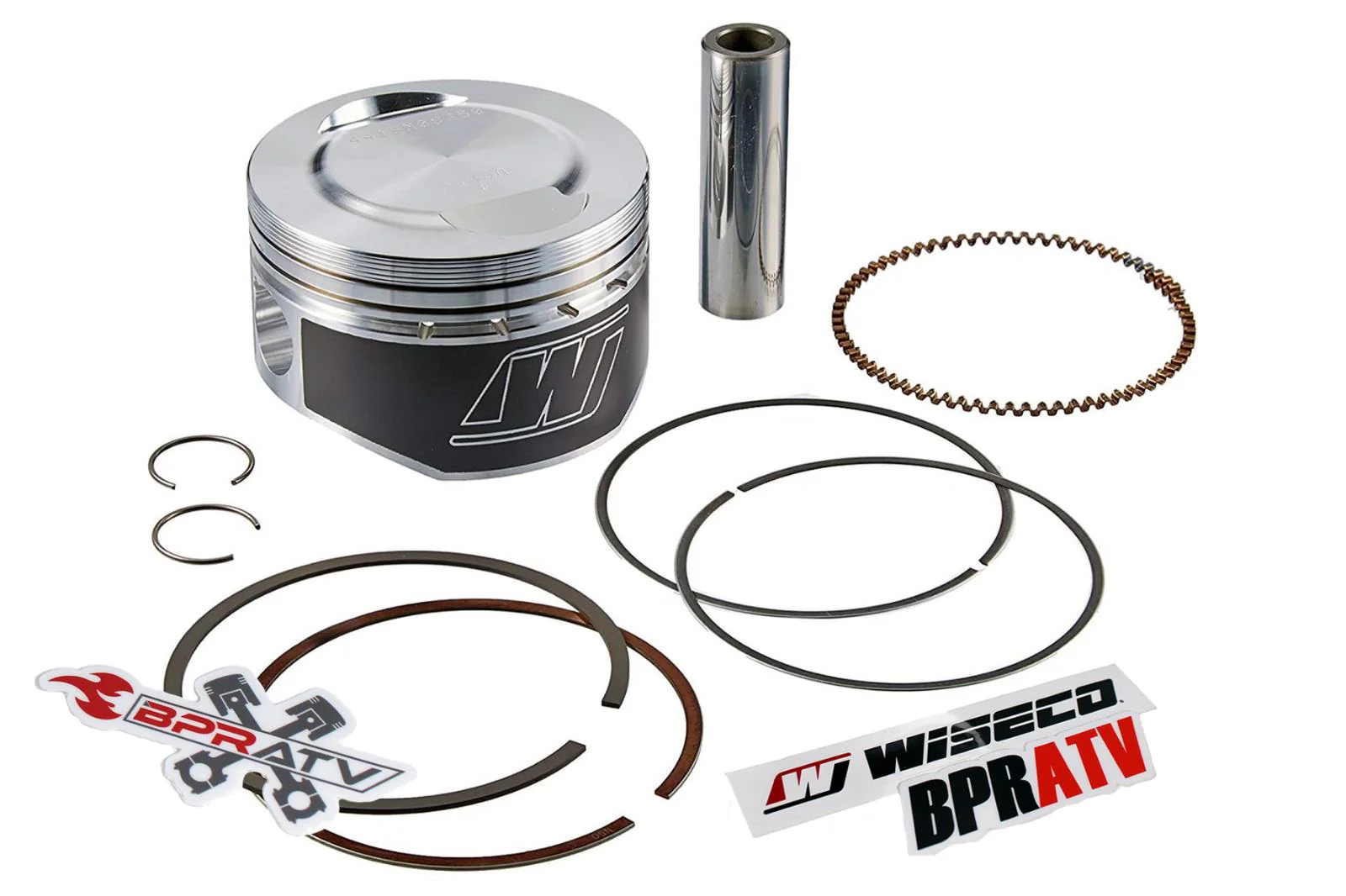 07+ Polaris Outlaw 90 Sportsman 90 Big Bore 49mm 10.5:1 Wiseco Forged Piston Kit - Image 7