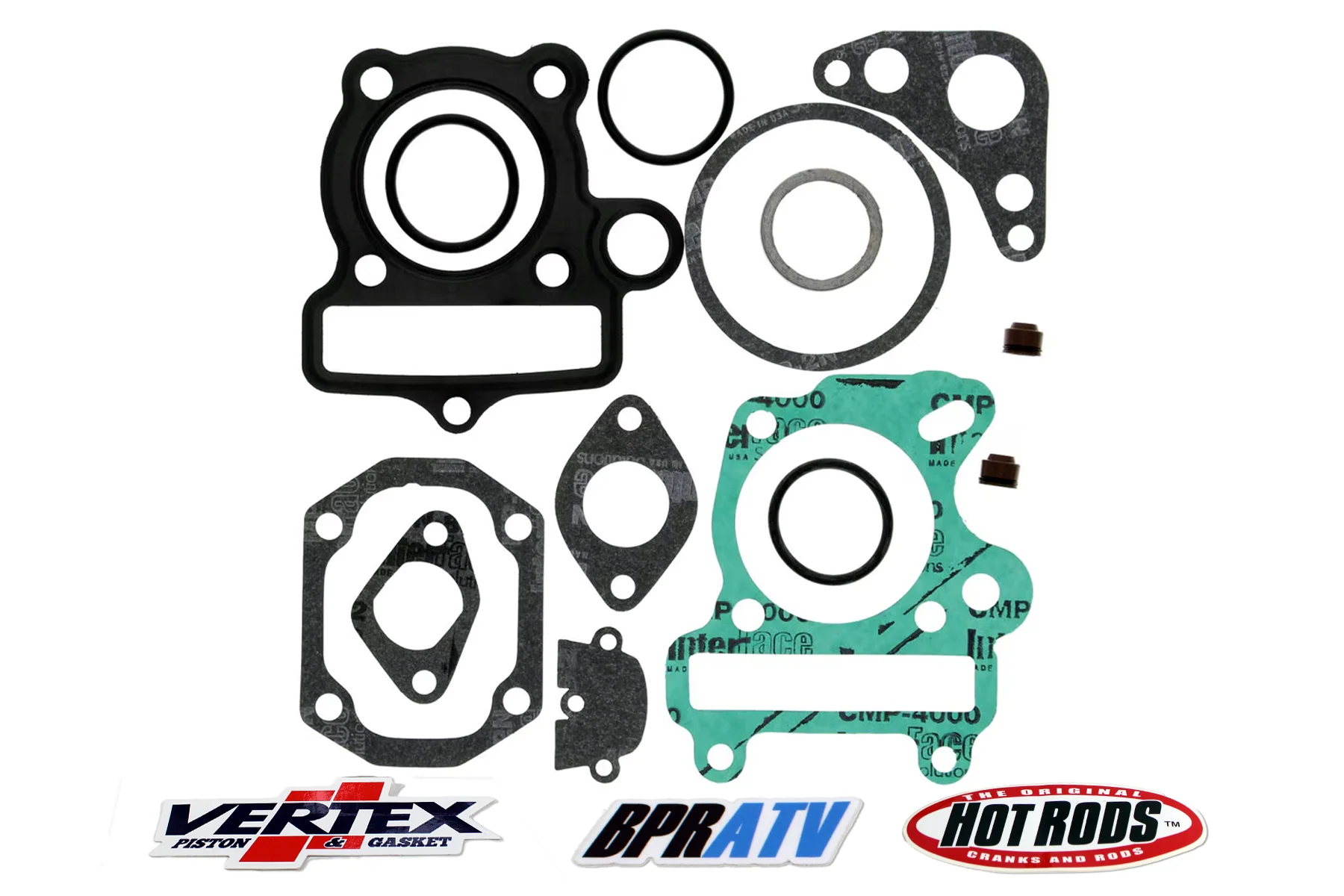 07+ Sportsman Outlaw 90 Big Bore Cylinder Kit 49 mm Complete Top End Rebuild Kit - Image 7