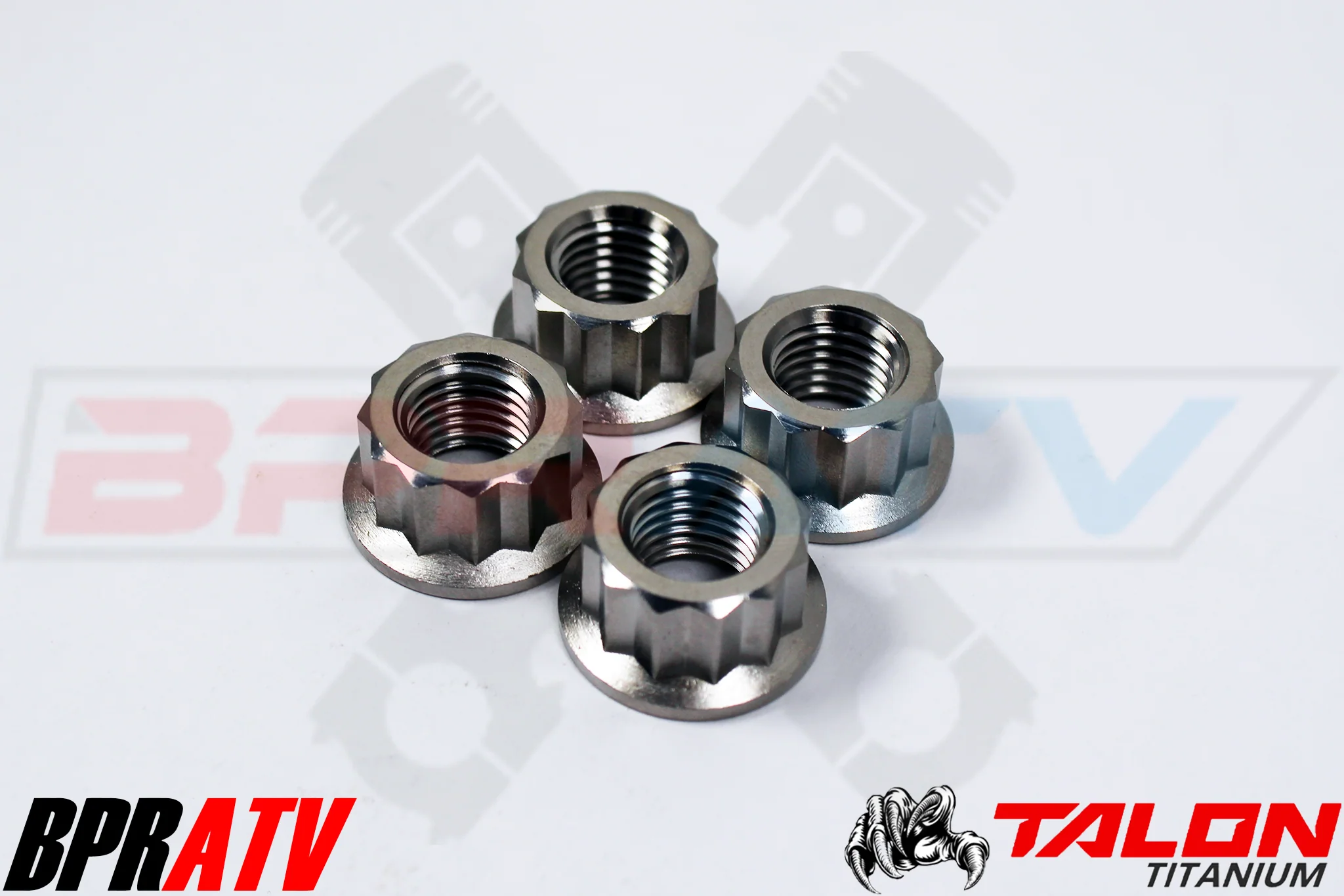 08 09 Honda TRX 700XX BPRATV Ti Stronger Heavy Duty Exhaust Head Pipe Studs Bolt - Image 8