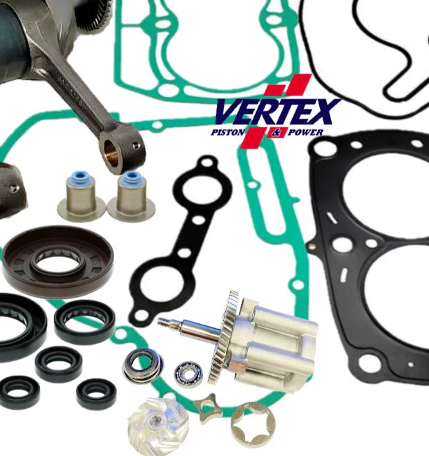 08-10 RZR 800 Oil Water Pump Bottom End Rebuild Kit Crank Motor Engine Assembly - Image 8