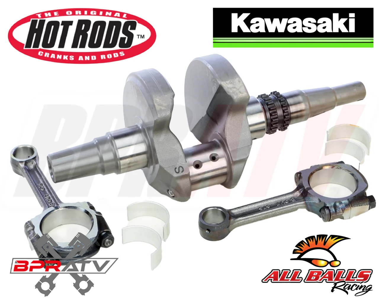 08-11 Kawasaki Teryx 750 Hotrods Crank Cylinder Piston Rods Complete Rebuild Kit - Image 9