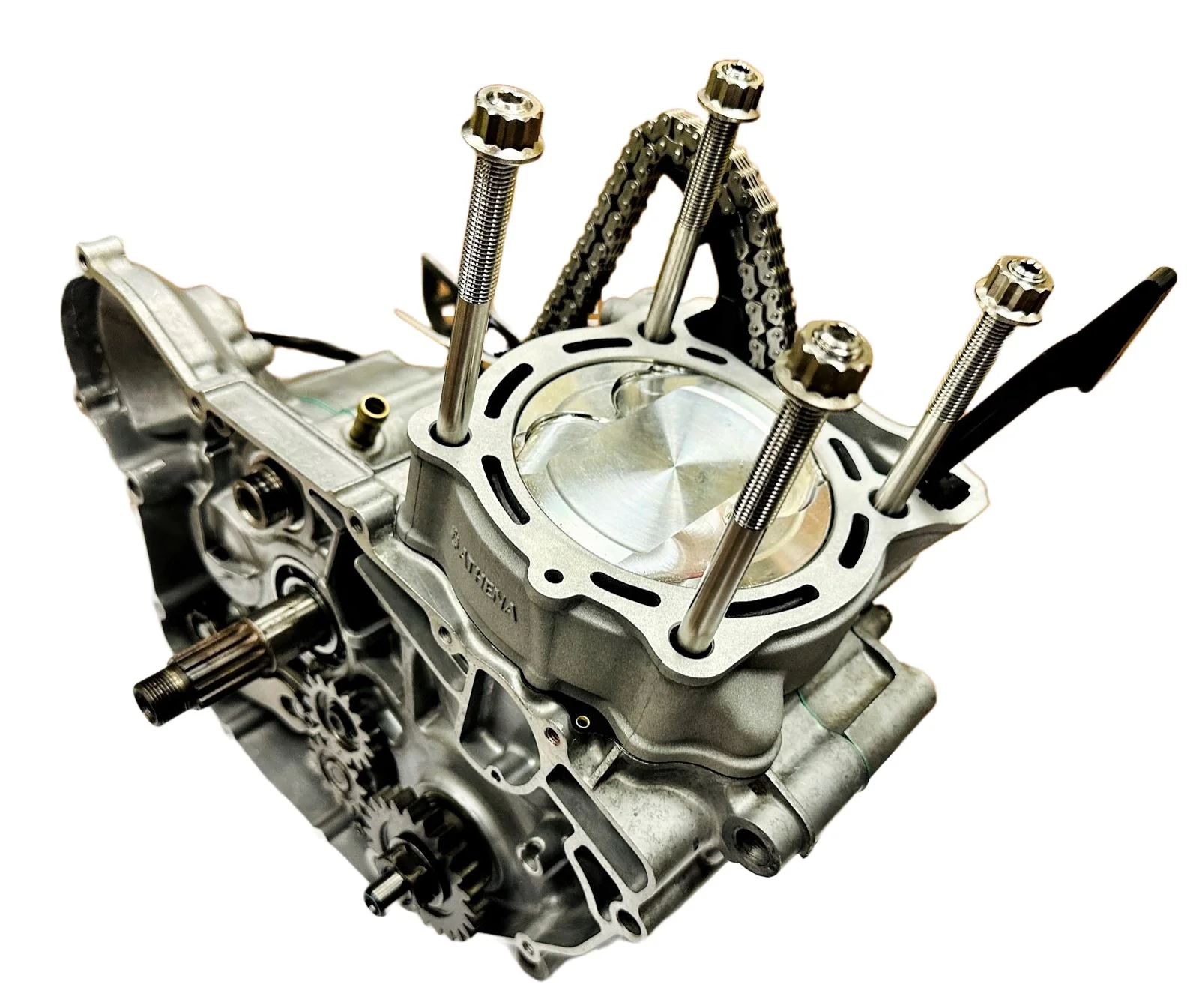 08-12 RMZ450 Big Bore Stroker Complete Motor Rebuild Assembled Engine 516cc