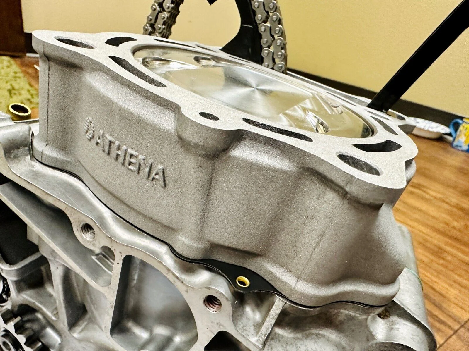 08-12 RMZ450 Big Bore Stroker Complete Motor Rebuild Assembled Engine 516cc - Image 3