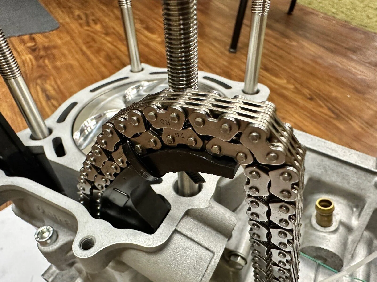 08-12 RMZ450 Big Bore Stroker Complete Motor Rebuild Assembled Engine 516cc - Image 5