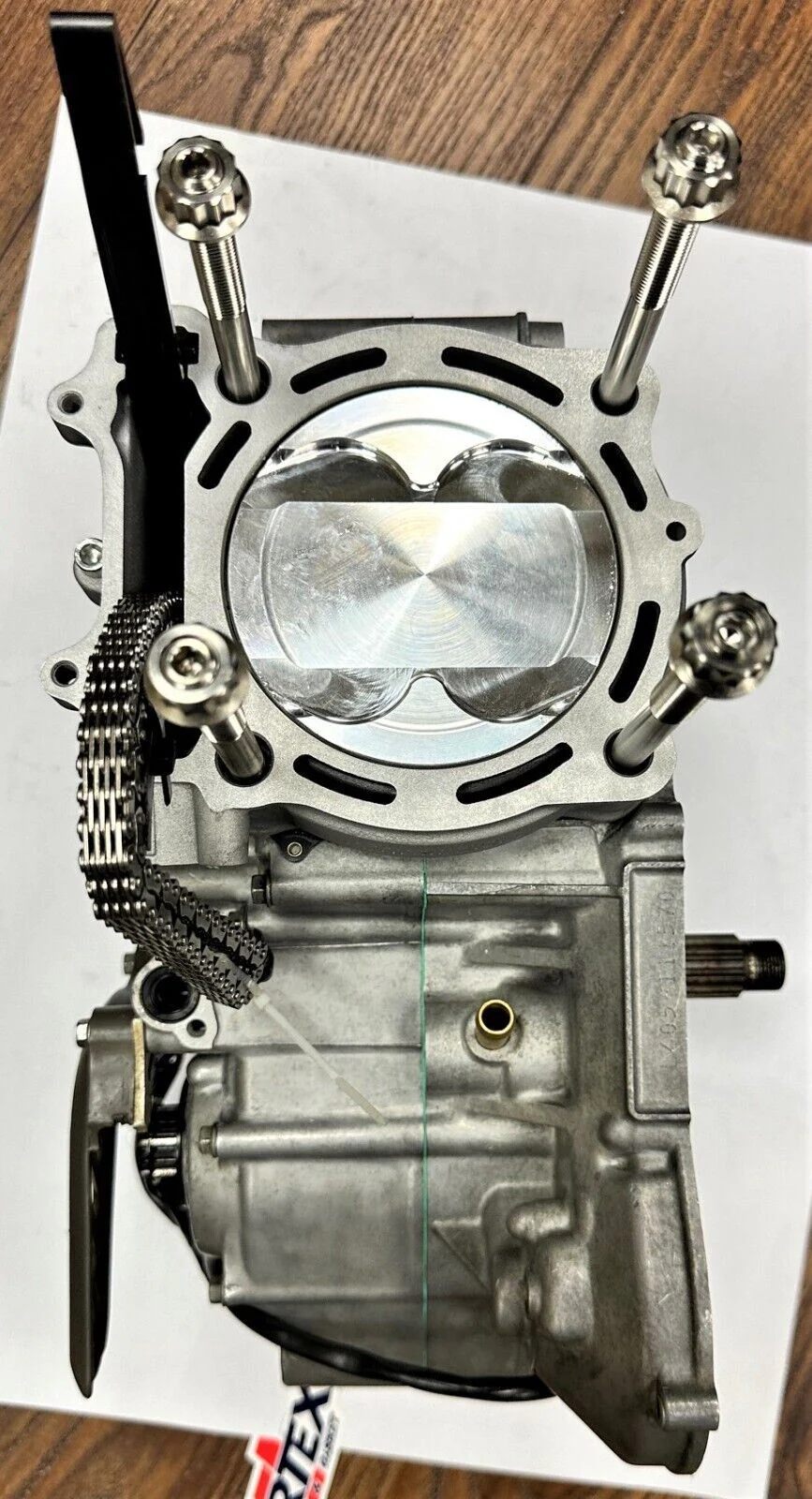 08-12 RMZ450 Big Bore Stroker Complete Motor Rebuild Assembled Engine 516cc - Image 8