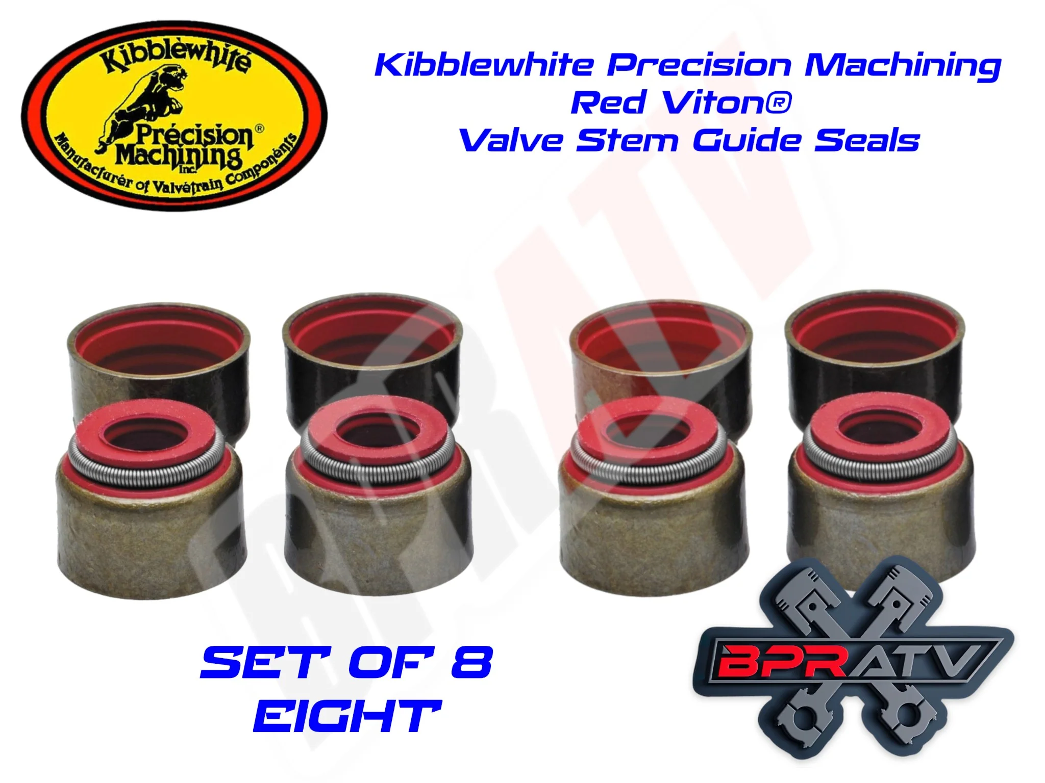 08-13 Kawasaki Teryx 750 KRF750 Exhaust Intake Valves & Kibblewhite Stem Seals - Image 2