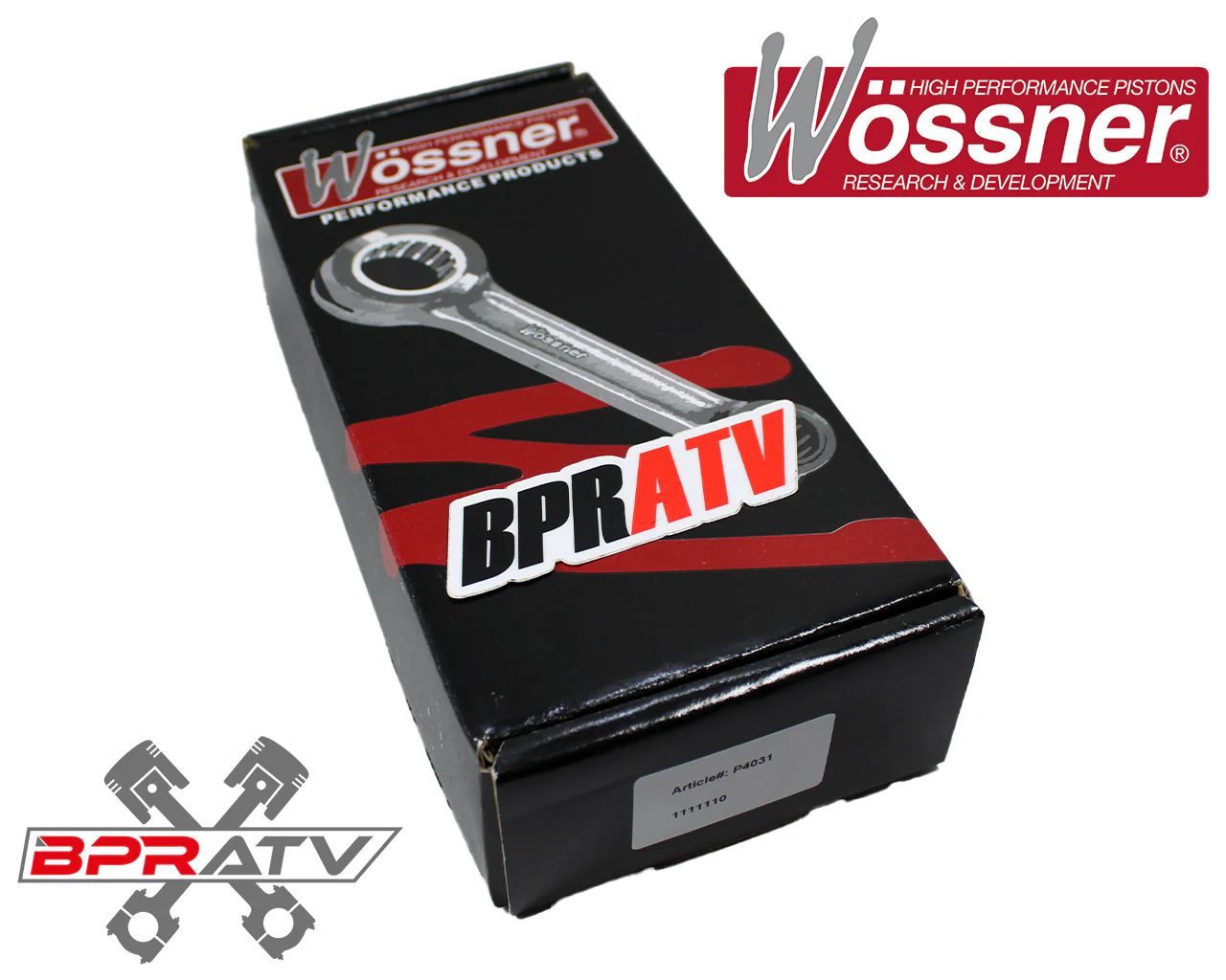 08-13 Yamaha Rhino 700 YXR 700 WOSSNER Connecting Rod Kit Crankshaft Rebuild Kit - Image 10