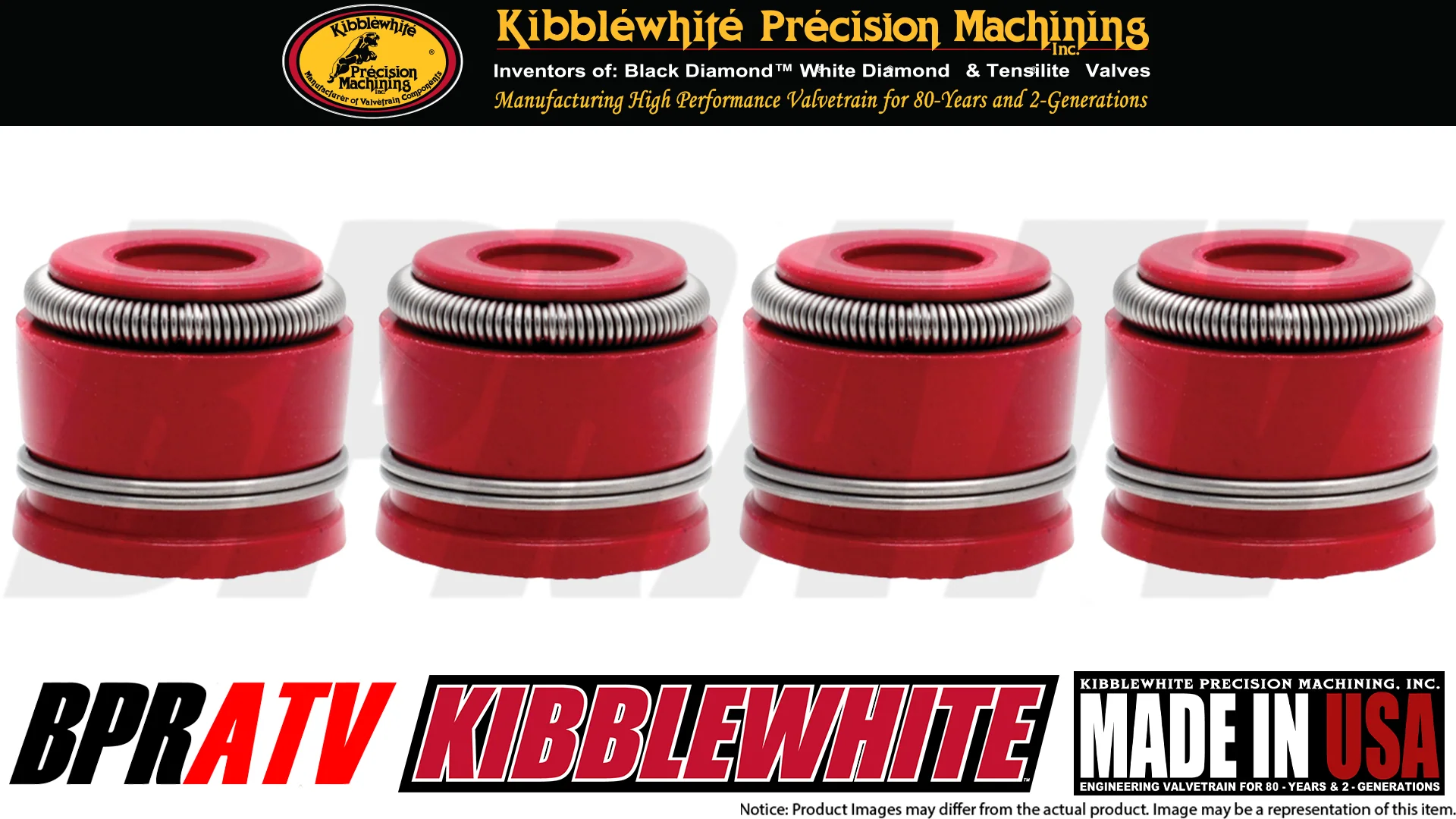 08-16 Kawasaki Teryx 750 Kibblewhite Exhaust & Intake Valves Stem Seals Fix Kit - Image 10