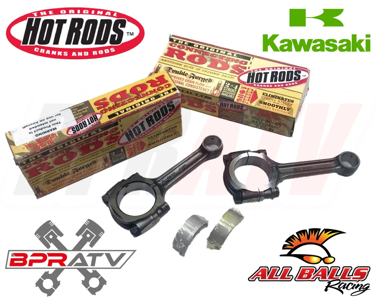 08-25 Kawasaki Teryx 750 Hot Rods Crank Heavy Duty Replacement Connecting Rods 2 - Image 2