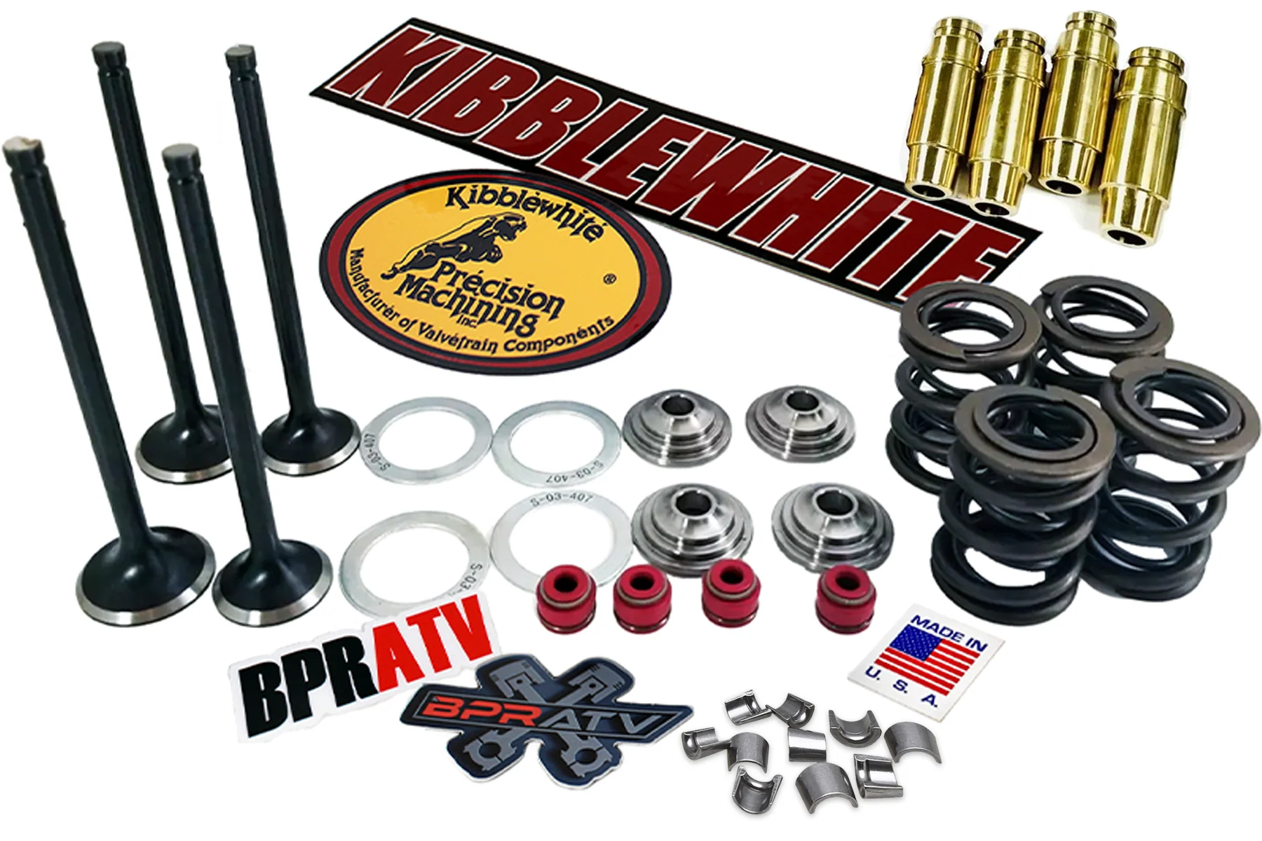 08+ RMZ450 RMZ 450 Kibblewhite Valves Stock Replacement Valve Springs Redo Kit
