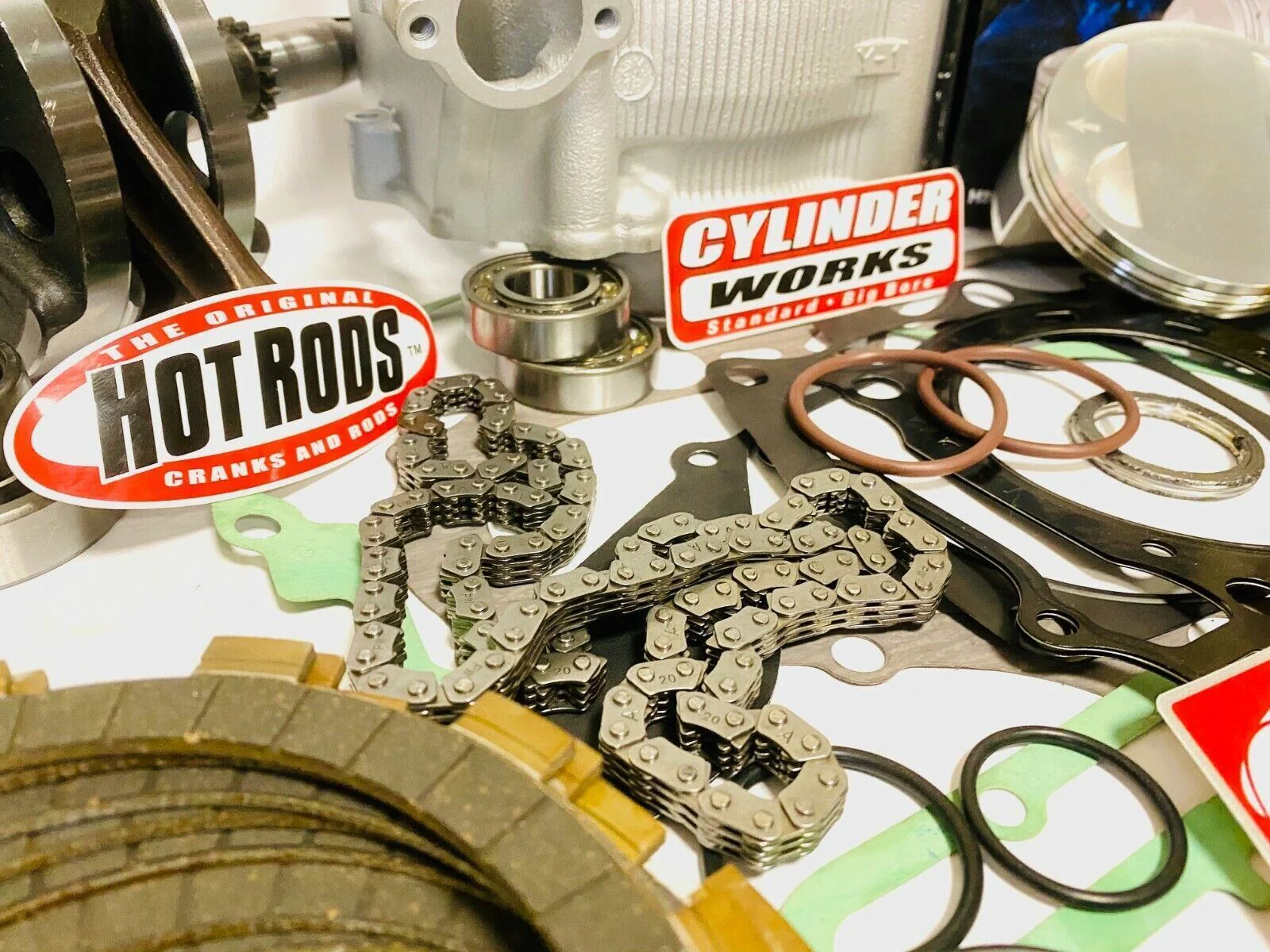 09-13 YFZ450R Rebuild Kit Cases Complete Motor Engine Assembly Crankcases Kit - Image 4