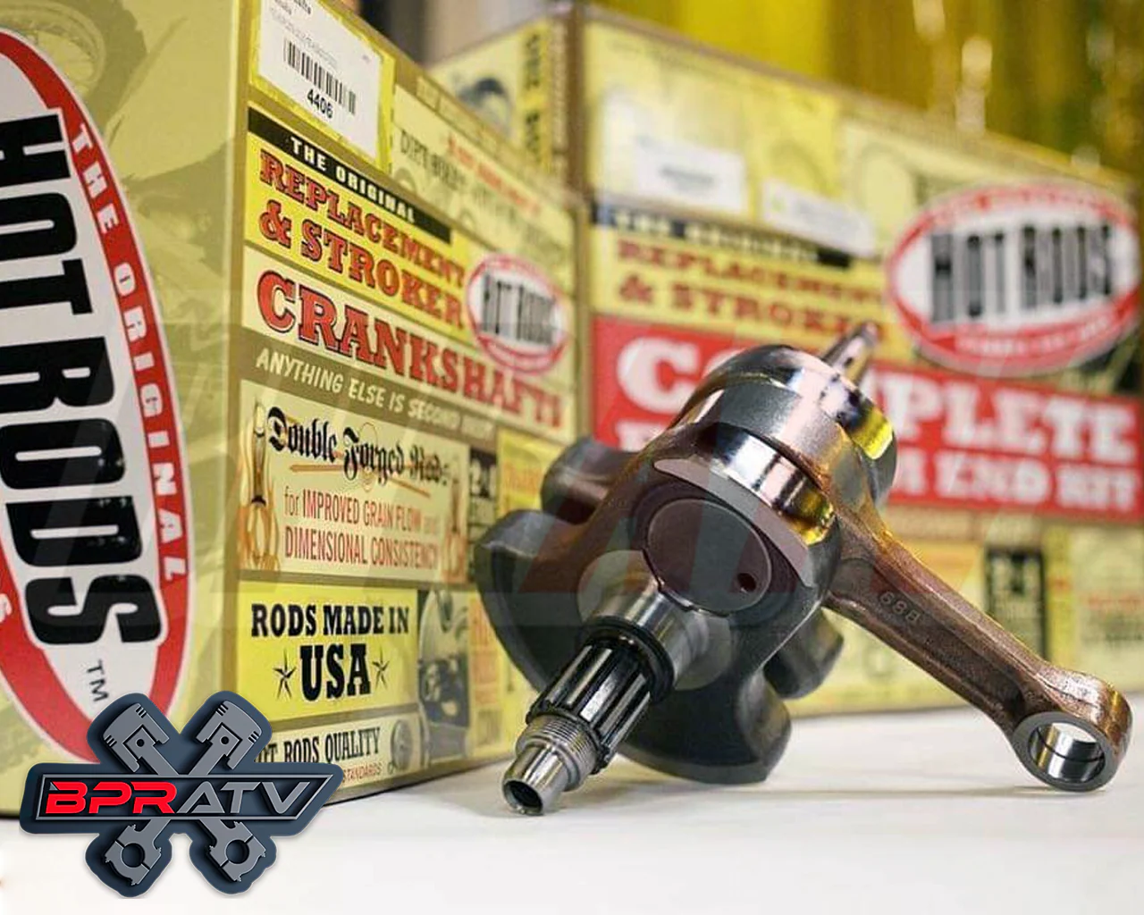 09-13 YFZ450R YFZ 450R Hot Rods OEM Replacement Crankshaft Crank & Main Bearings - Image 3