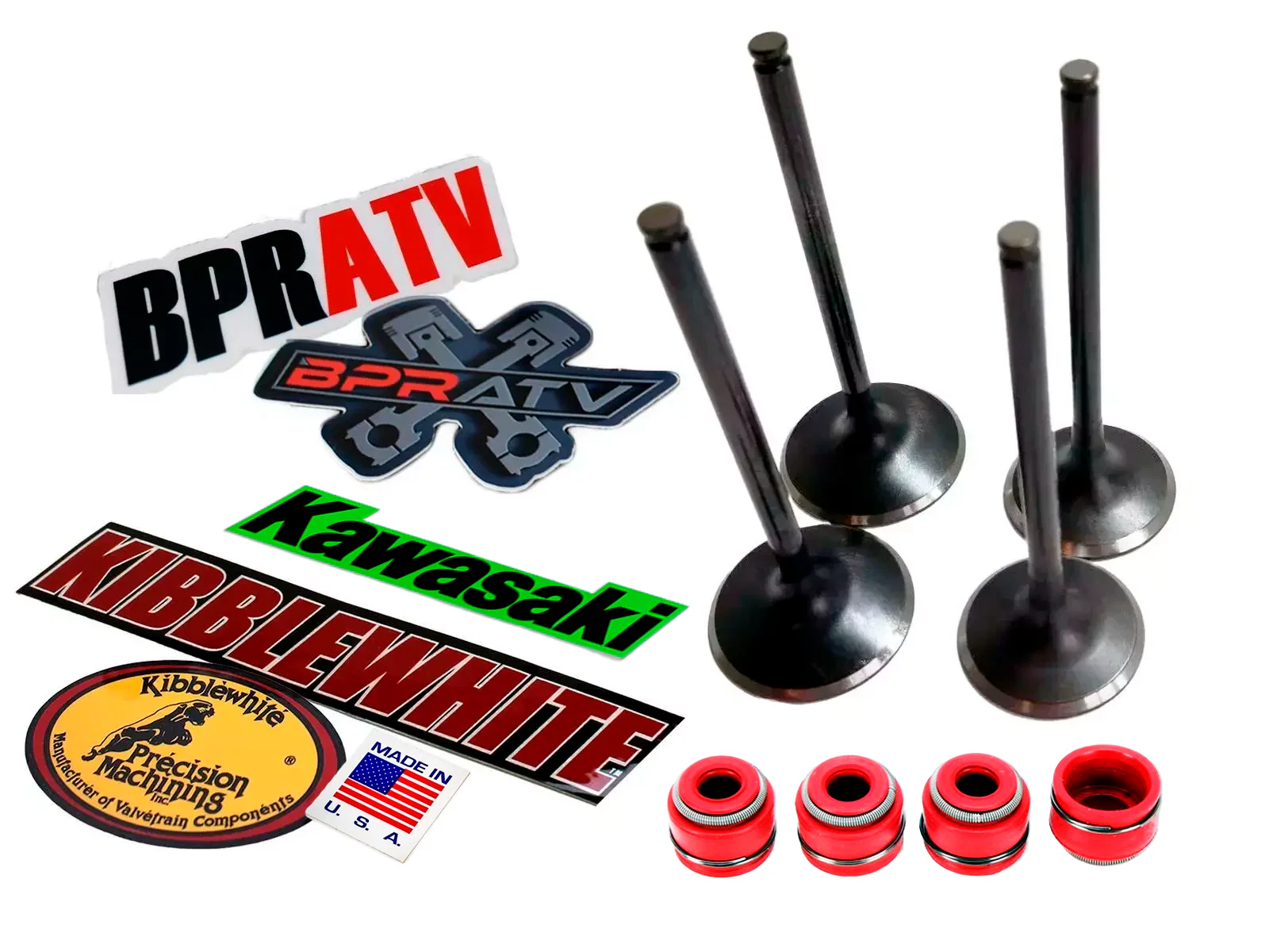 09-15 Kawasaki KX450F KX 450F Kibblewhite Valves Titanium Springs Guides Cometic - Image 12