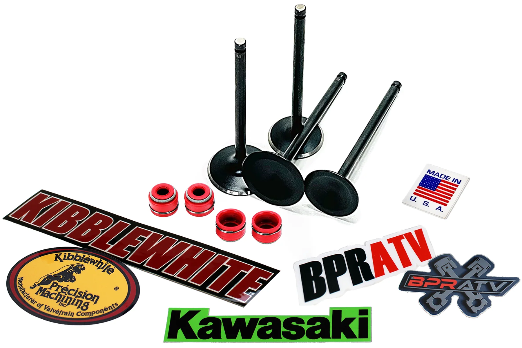 09-15 Kawasaki KX450F KX 450F Kibblewhite Valves Titanium Springs Guides Cometic - Image 14