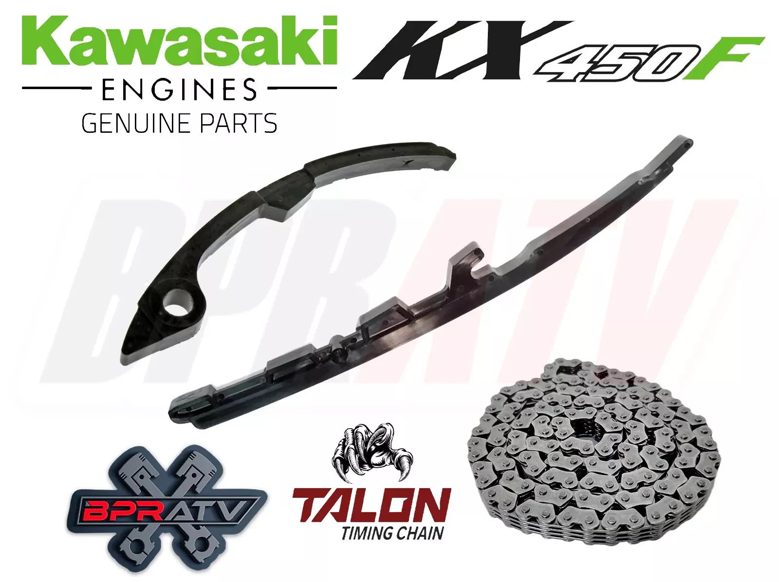 09-15 Kawasaki KX450F KX 450F OEM Chain Guide Tensioner Guide Upgraded Cam Chain - Image 2
