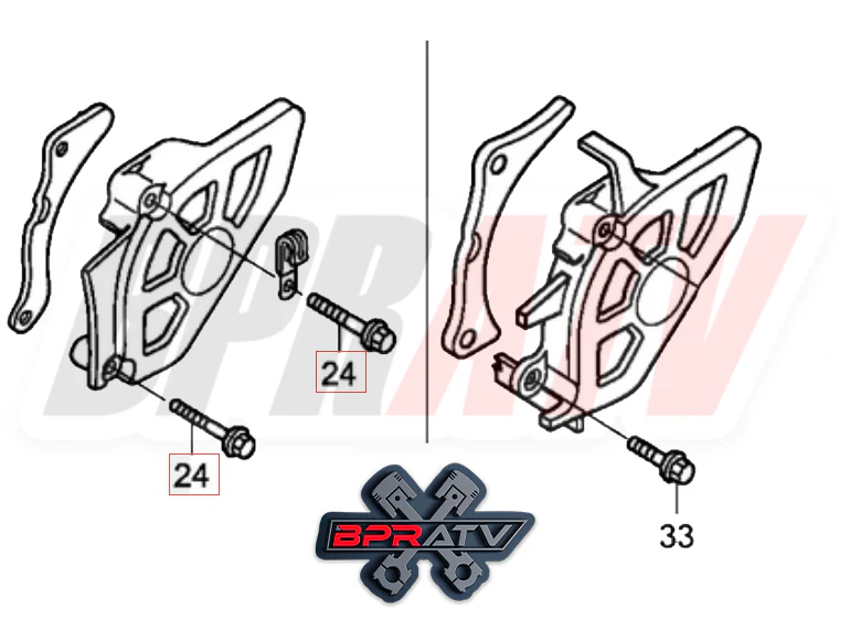 09-16 CRF450R CRF 450R BPR Talon Titanium COMPLETE Motor Engine Bolts Bolt Kit - Image 12