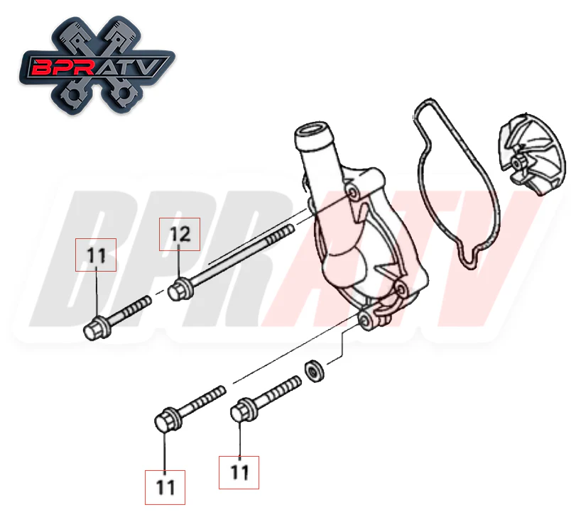 09-16 CRF450R CRF 450R BPR Talon Titanium COMPLETE Motor Engine Bolts Bolt Kit - Image 13