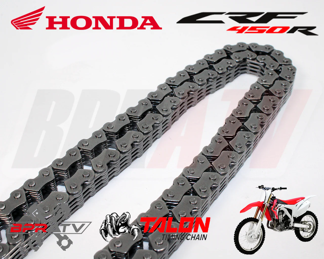 09-16 Honda CRF450R CRF 450R Extreme Heavy Duty OEM Replacement Cam Timing Chain - Image 4