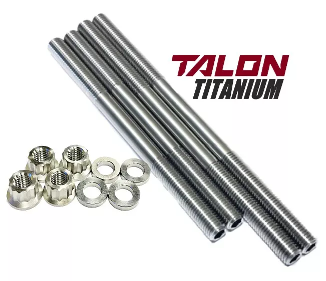 06-25 KX450F KX 450F Cylinder Head Studs TITANIUM 12 Point Nut Cylinder Bolt Kit - Image 6