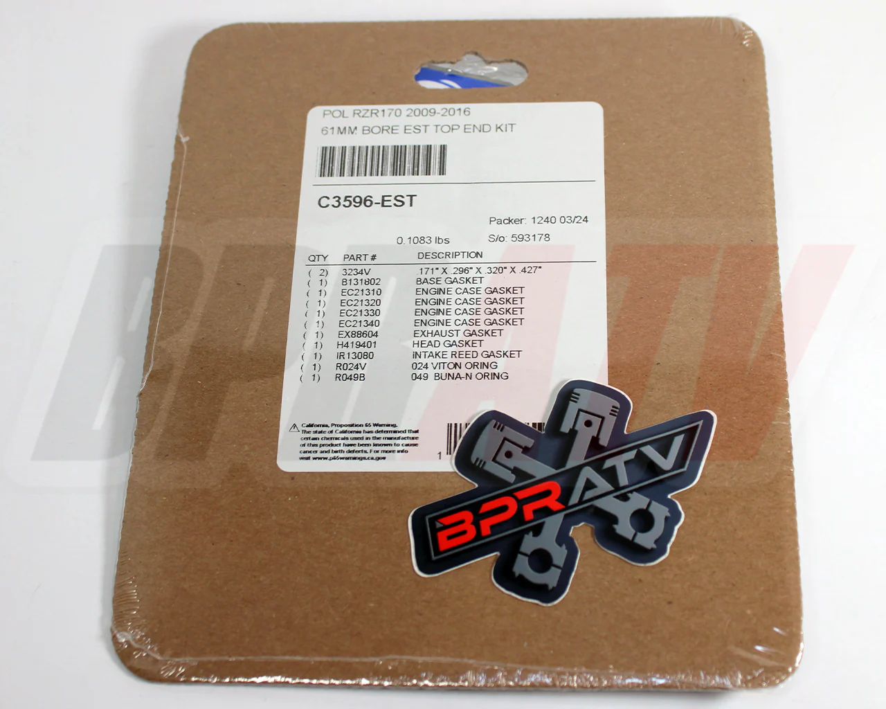 09-21 RZR 170 RZR170 Top Cylinder Head Valves Rebuild 62mm Wiseco Piston Cometic - Image 10