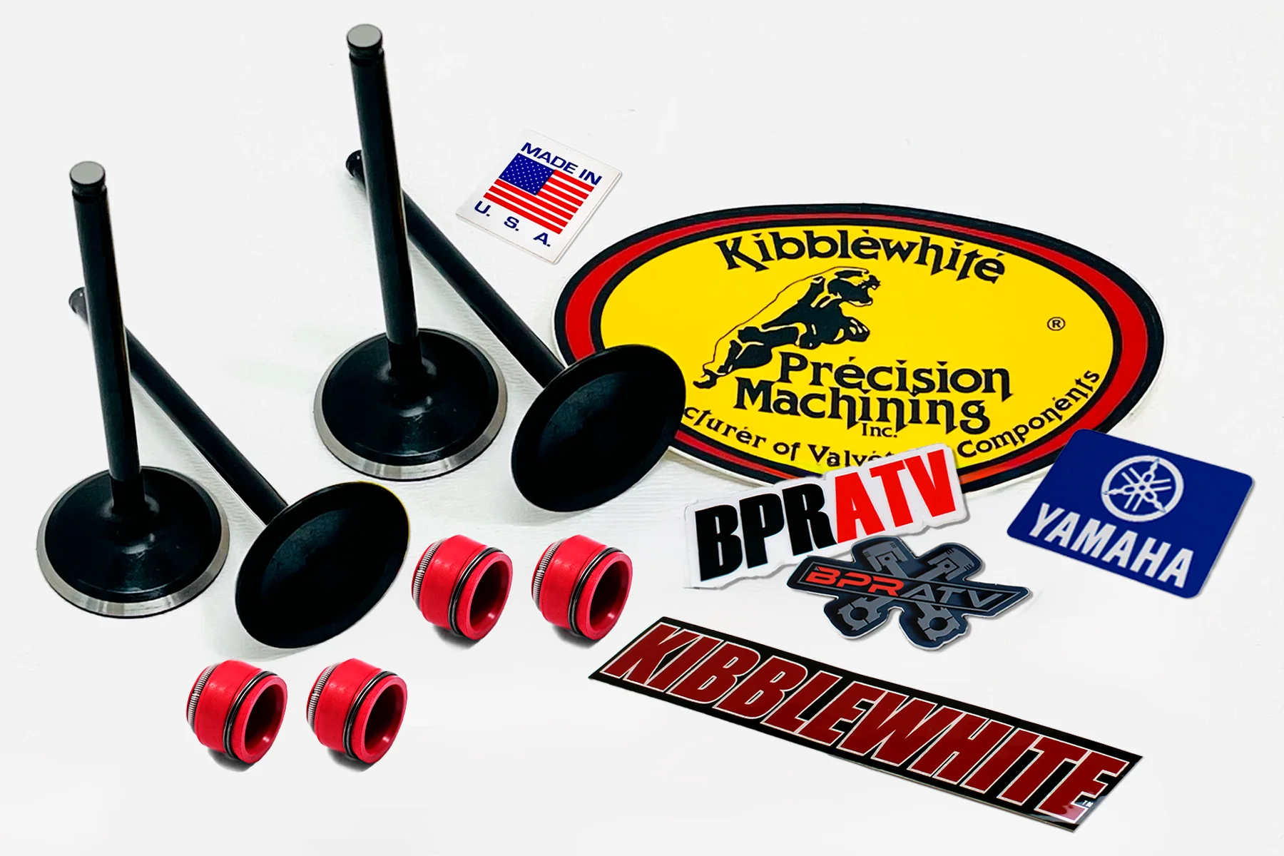 10-13 YZ450F Kibblewhite Valves Springs Kit Intake Exhaust KP Seals Head Rebuild - Image 4