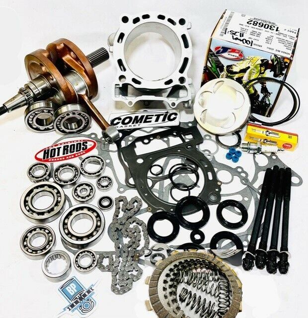 10-15 KX450F KX 450F Stock Bore Cylinder Crank Complete Motor Engine Rebuild Kit - Image 8