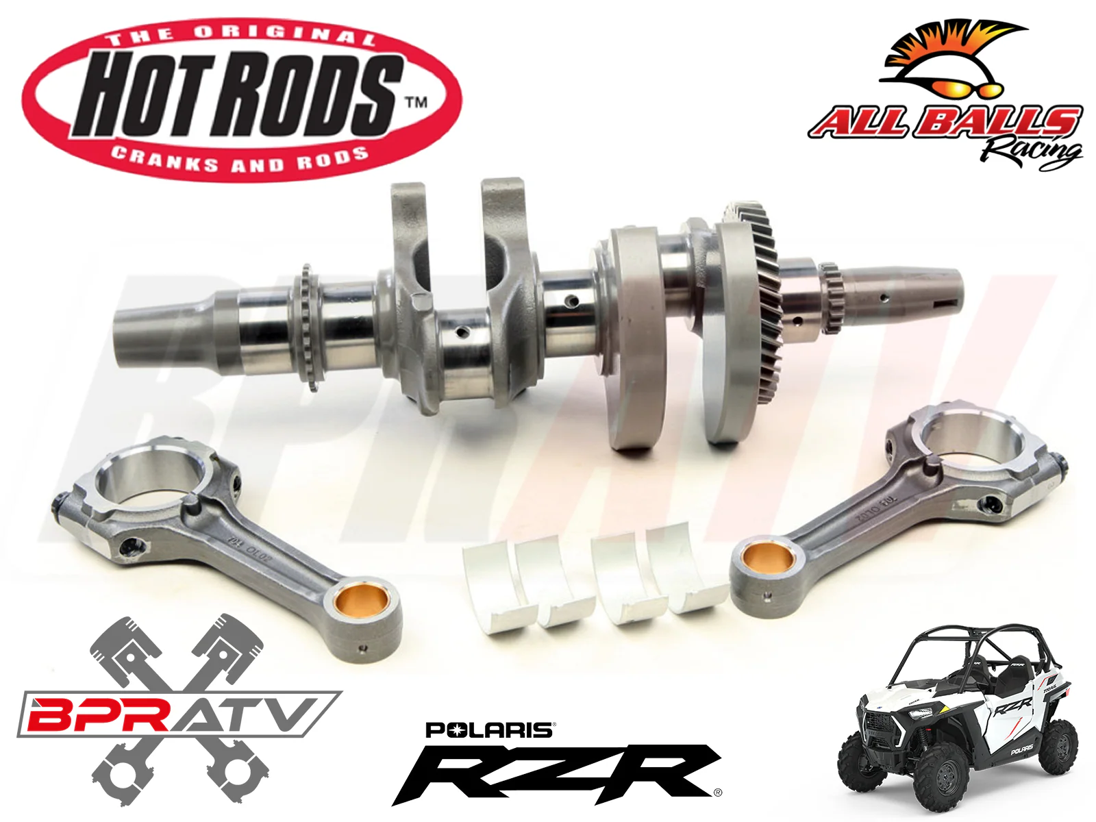11 12 RZR XP 900 Engine Rebuild Kit Top & Bottom End Motor Engine Assembly Parts - Image 9