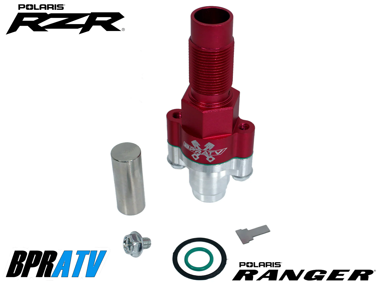 11-13 Polaris RZR XP900 XP 900 RED CNC Upgraded Cam Chain Timing Tensioner Kit - Image 7
