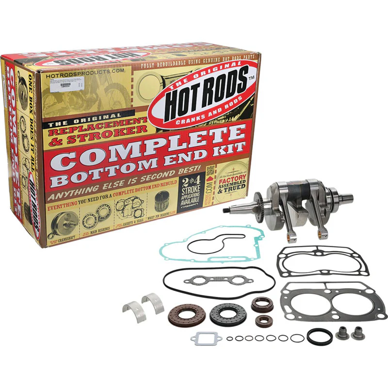 11-14 Polaris RZR S 800 Engine Rebuild Kit Hot Rods Crankshaft Pistons & Gaskets - Image 3