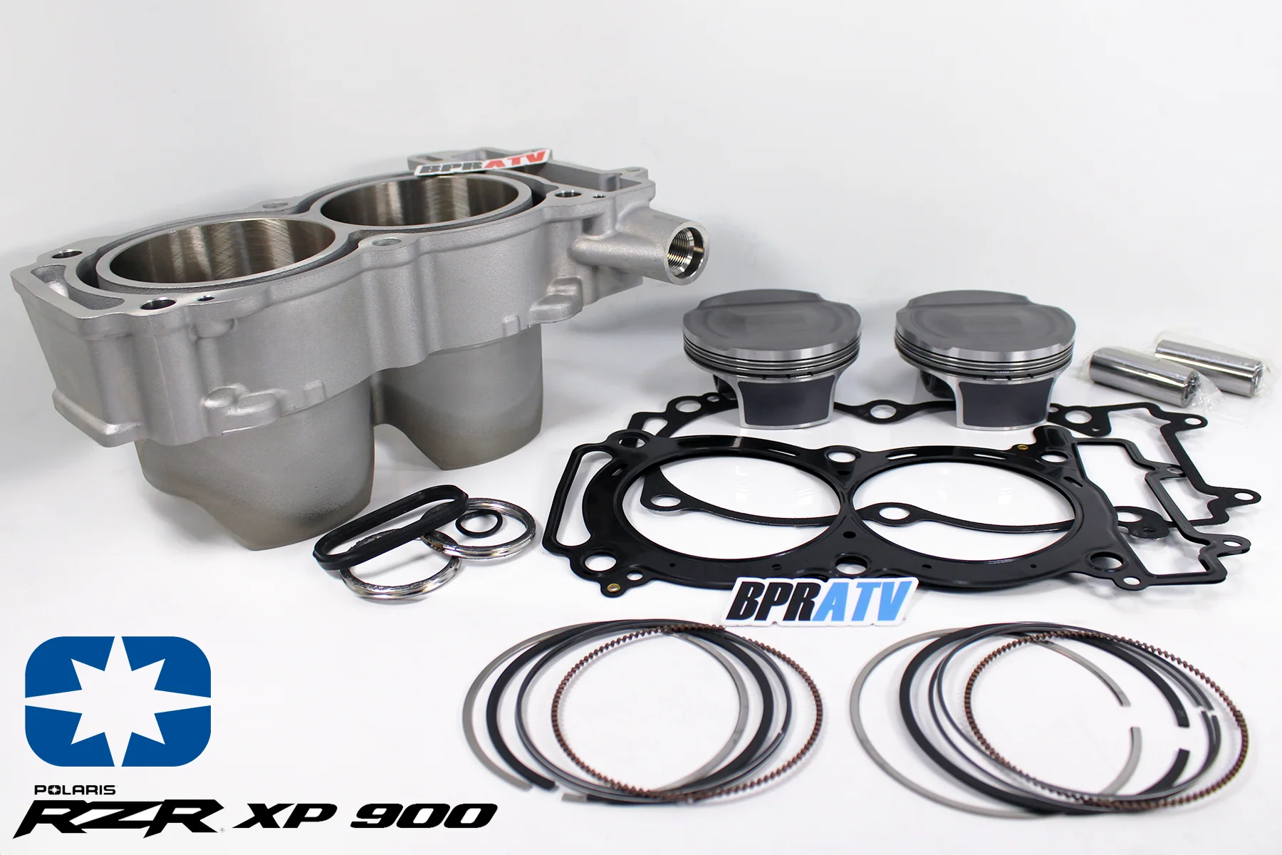 11-14 Polaris RZR XP 900 XP900 Cylinder 93mm Pistons Gaskets Top End Rebuild Kit - Image 5