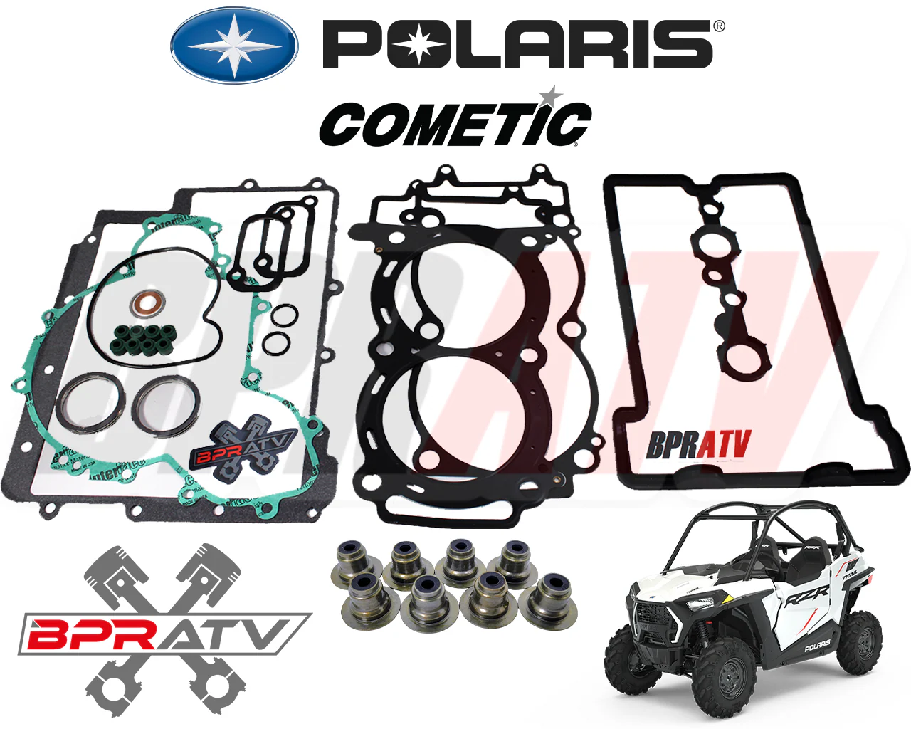 12-14 Polaris RZR XP 4 900 98mm BIG BORE Complete Gasket Kit Cometic Head Gasket