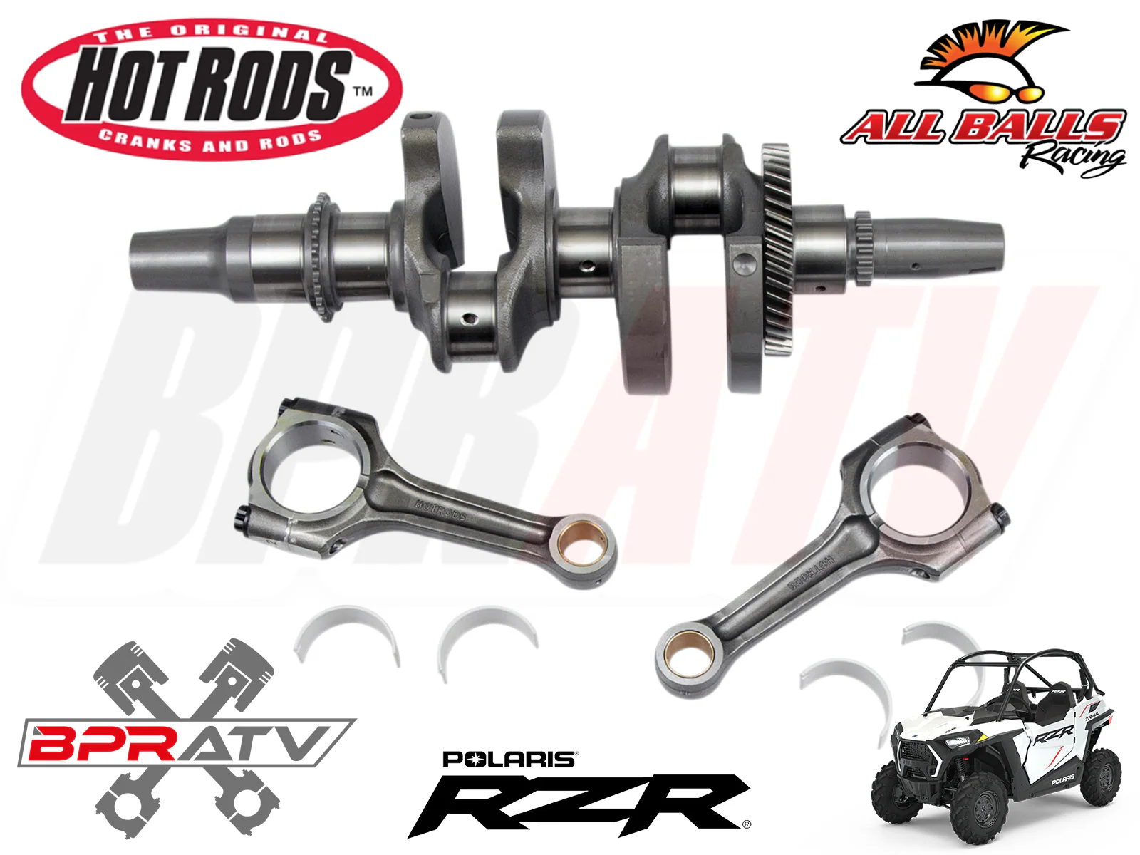 13 14 Polaris RZR XP 900 XP900 Cylinder WISECO Pistons Crank Full Motor Rebuild - Image 10