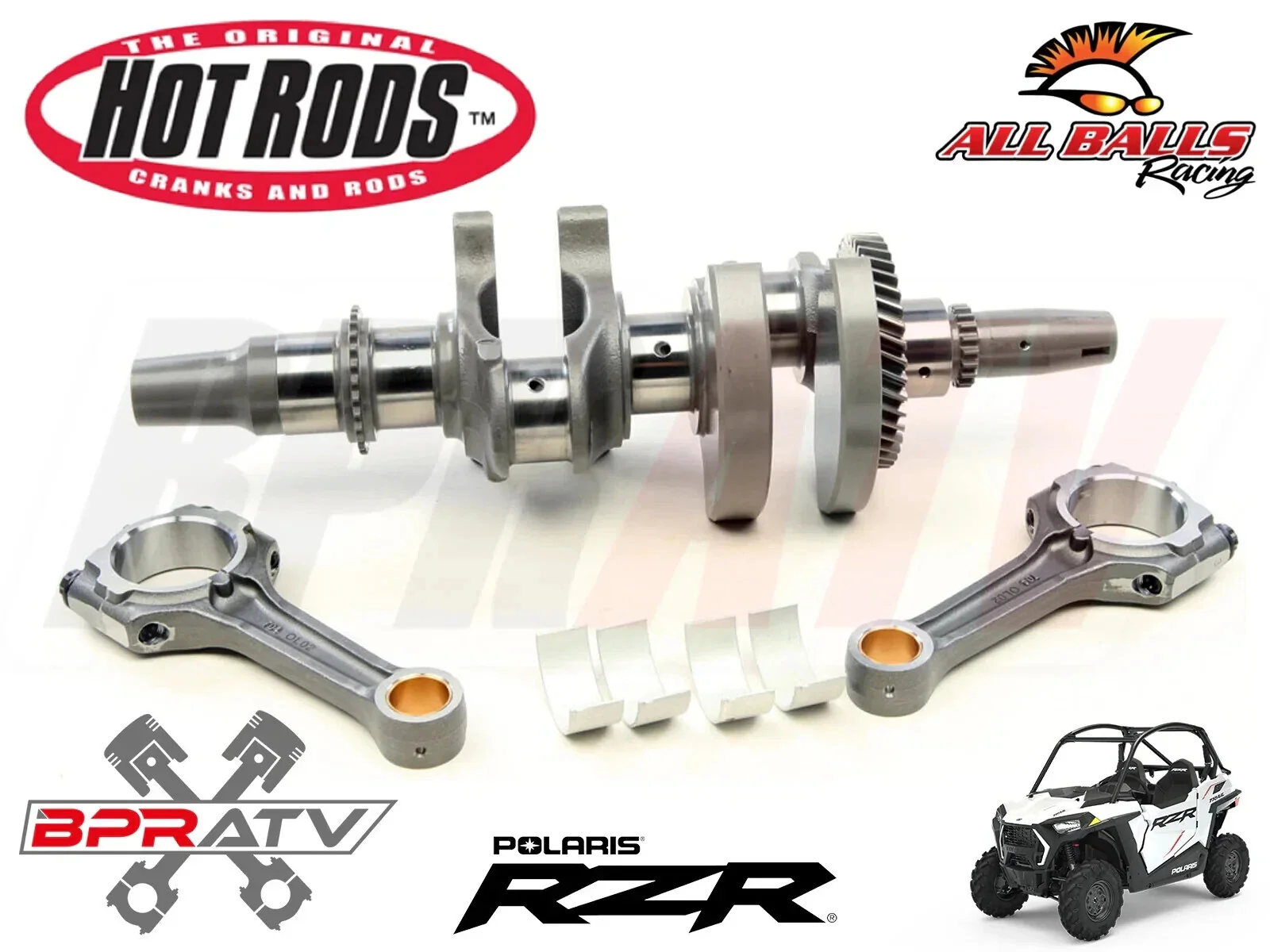 13 14 Polaris RZR XP900 XP 900 Hot Rods Heavy Duty Crankshaft & Connecting Rods - Image 4