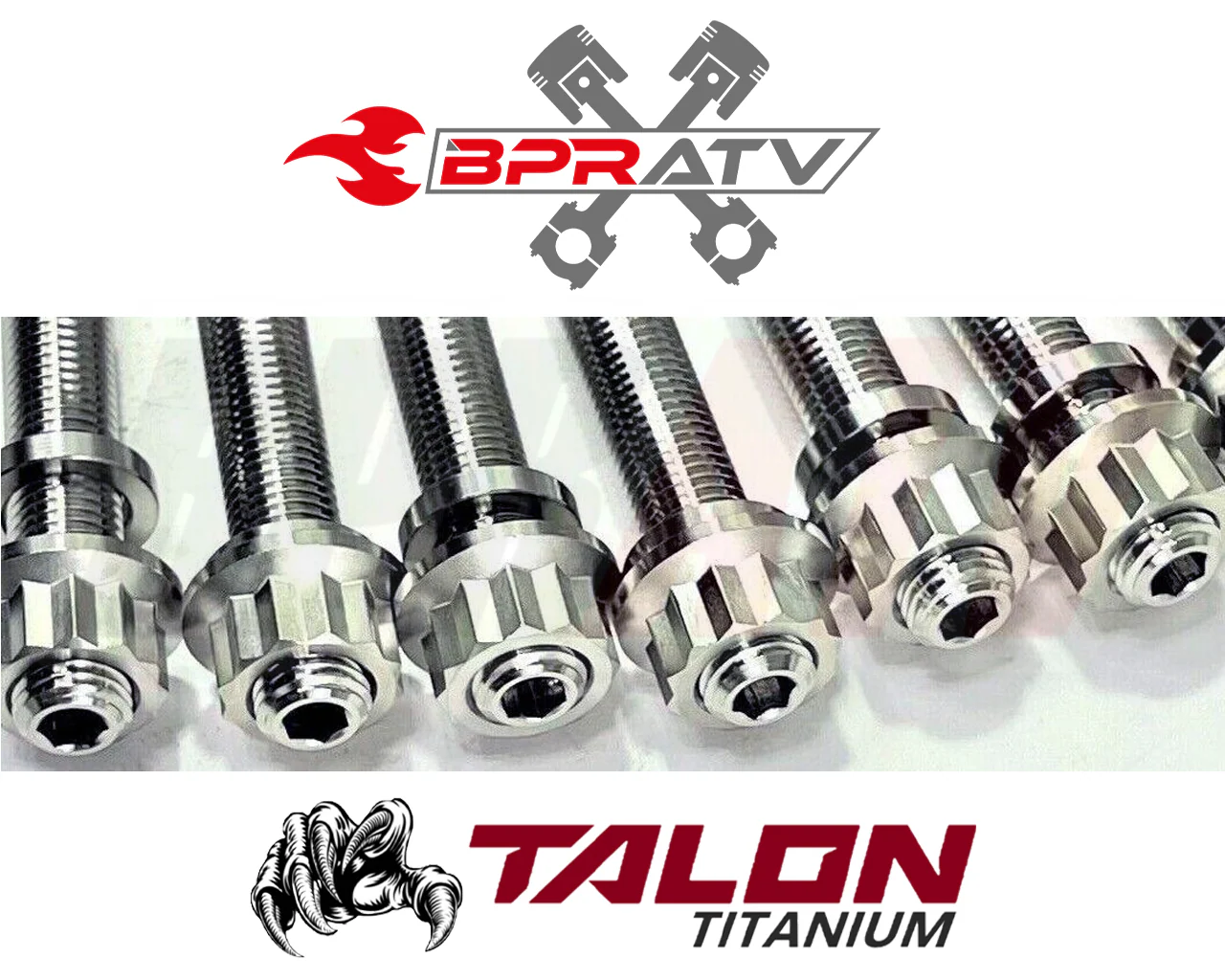 13-19 Polaris Ranger XP 900 COMPLETE Titanium Cylinder Head Bolts Kit Stud Kit - Image 8