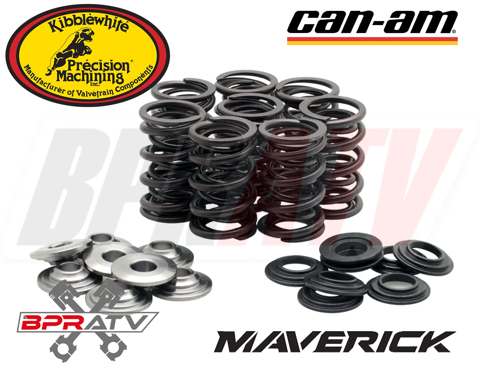 13-20 Can Am Maverick 1000 Kibblewhite Race Titanium Valves Springs Spring Kit - Image 4