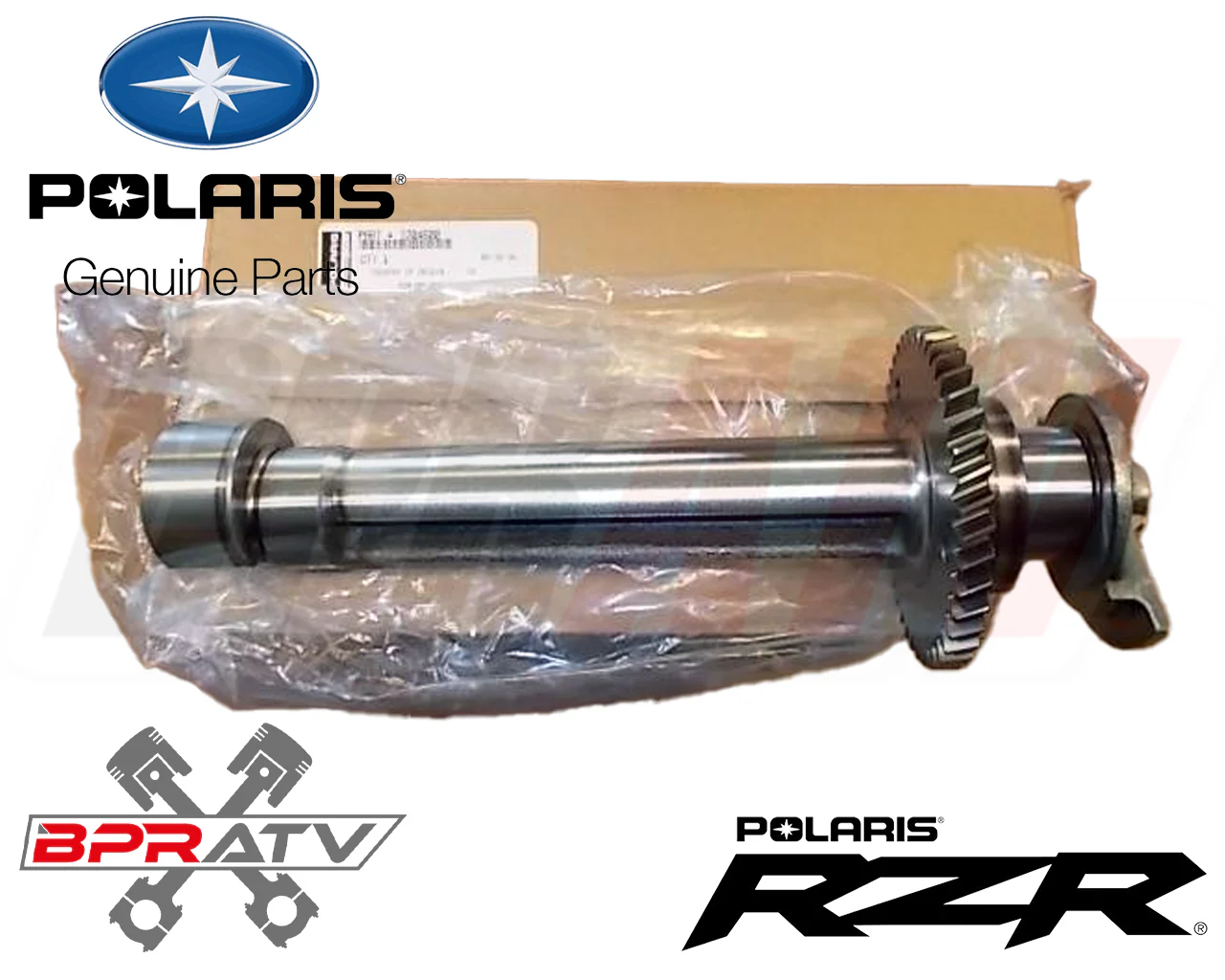13+ Polaris RZR XP900 XP 900 Genuine OEM Crank Counter Balancer Shaft & Bearings - Image 8