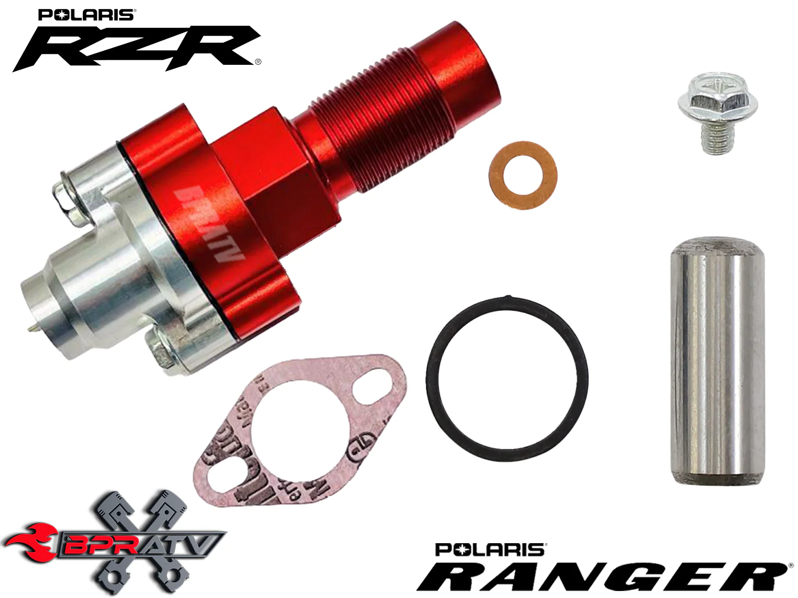 14-16 Polaris RZR 4 900 BPRATV RED CNC Upgraded Cam Chain Timing Tensioner Kit - Image 10