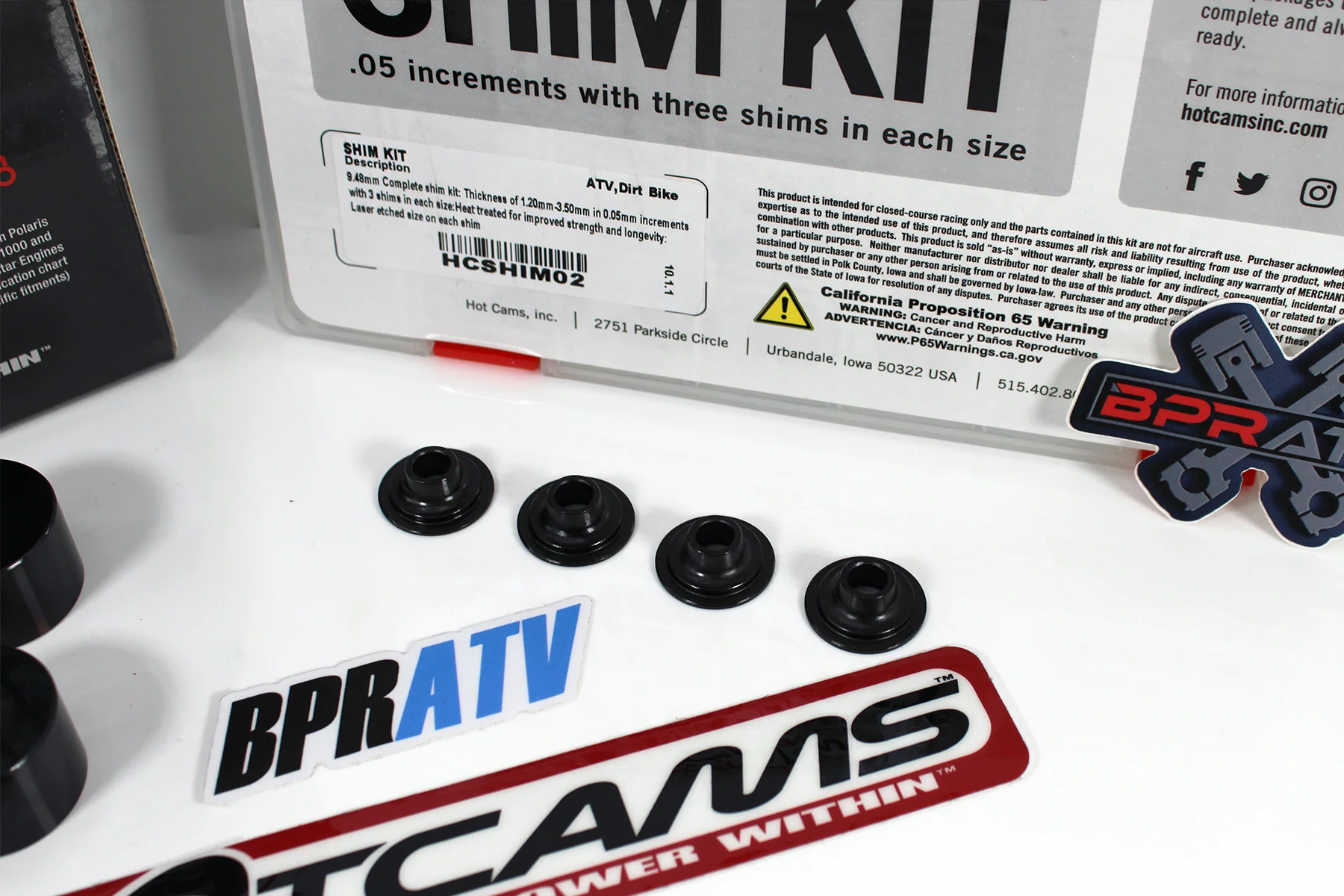 14-20 Polaris RZR 900 XP 900 Hot Cams Valve Shim Conversion Kit Hotcams Shim Kit - Image 14