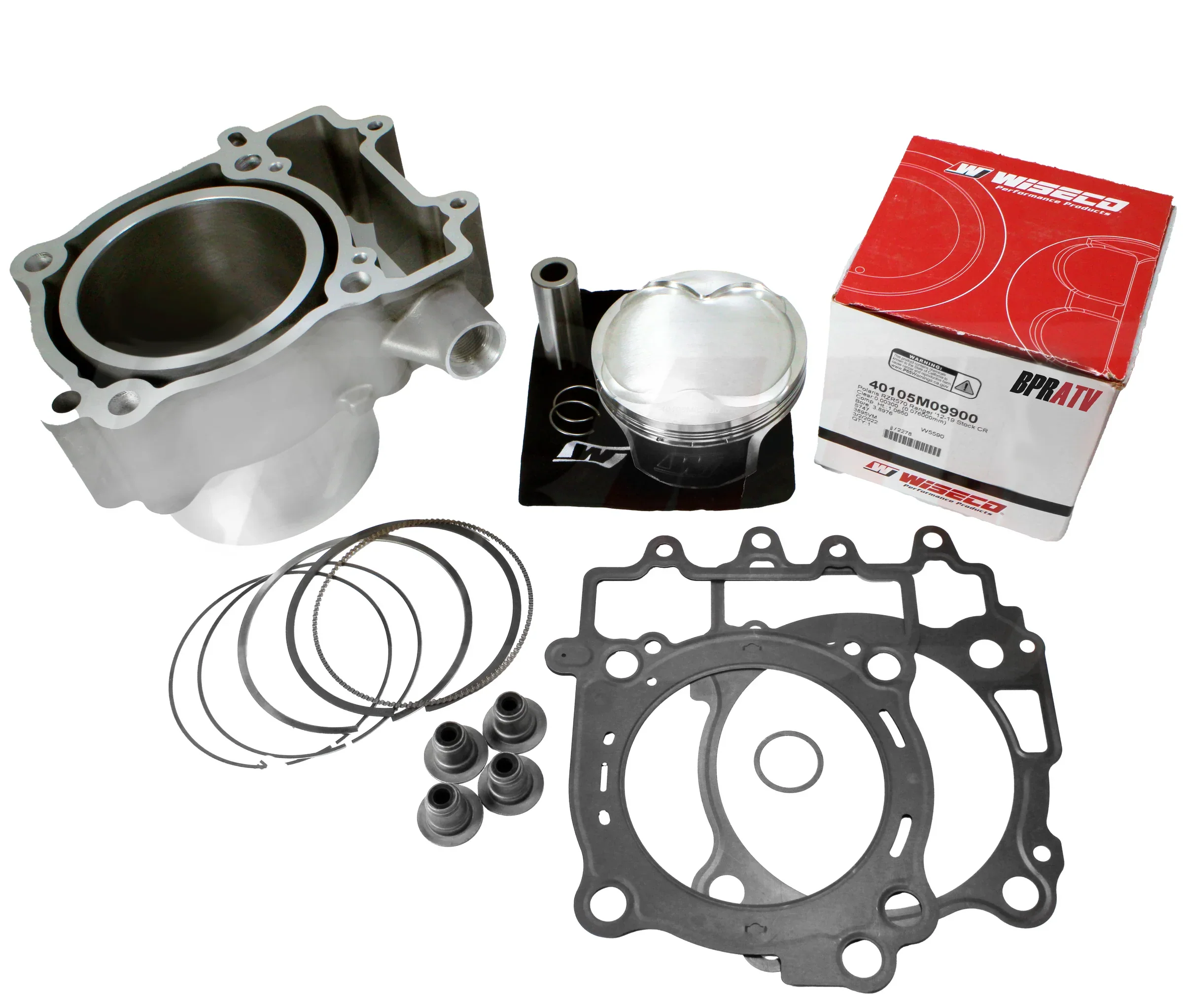 14-21 Polaris Sportsman X2 570 Stock Wossner Piston Cylinder Gasket Top End Kit - Image 12