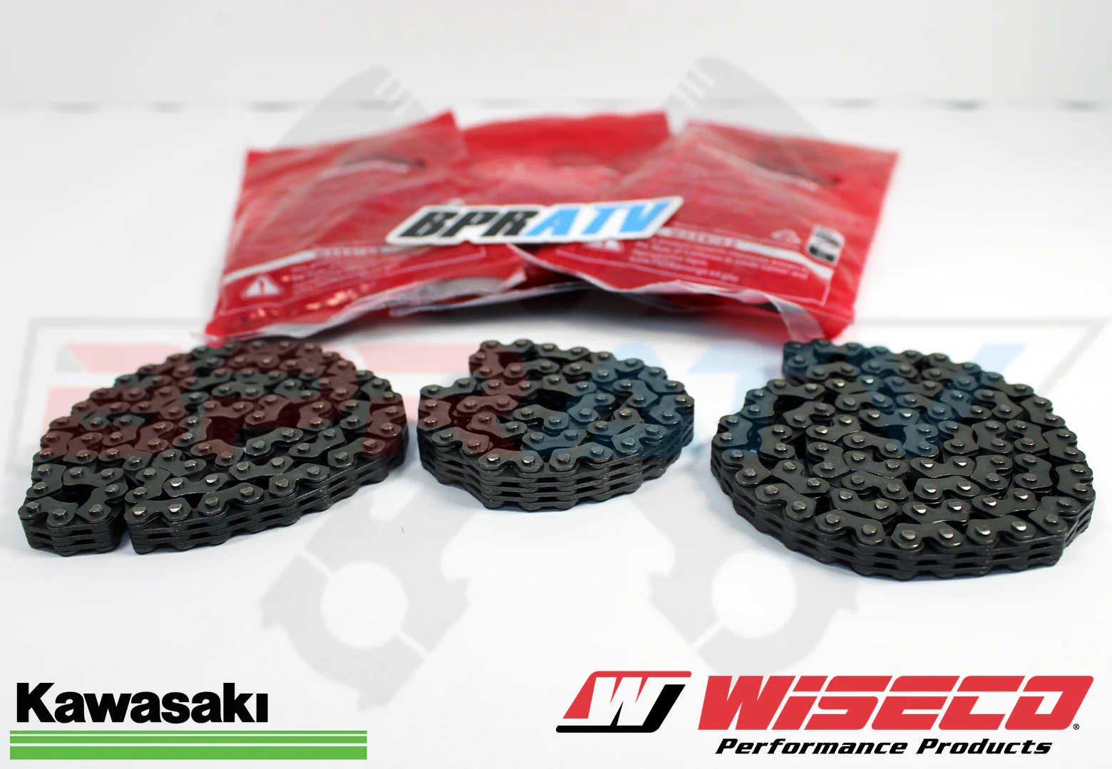 14-24 Kawasaki KRT800 KRT 800 Teryx4 WISECO Cam Chain ALL 3 Three Timing Chains - Image 13