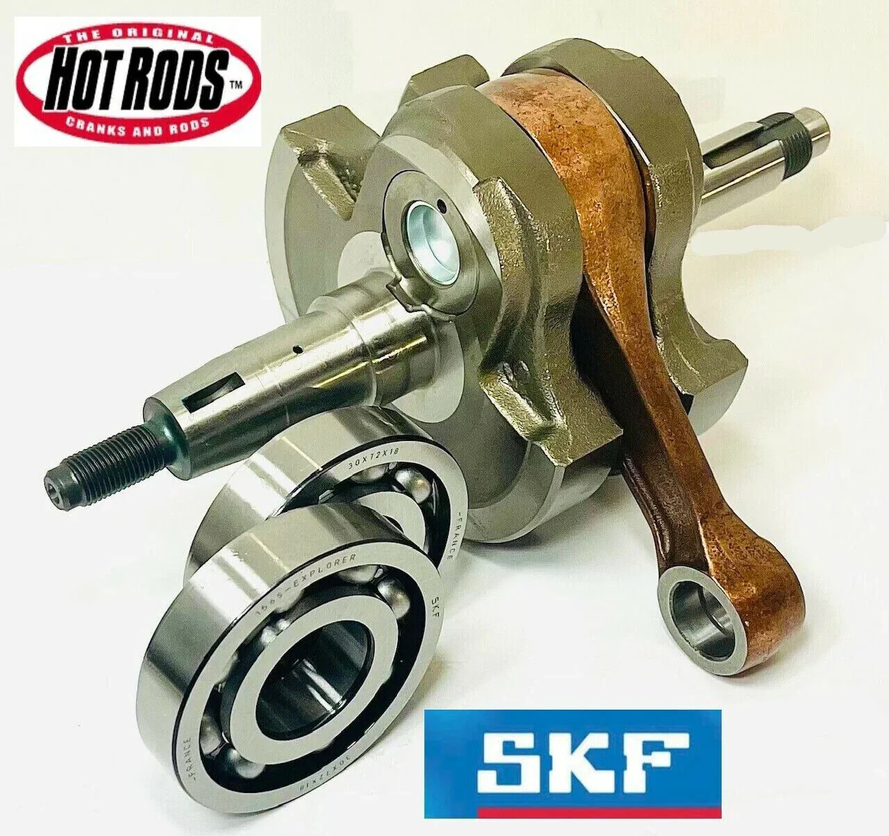14+ YFZ450R YFZ 450R Hot Rods OEM Replacement Crankshaft Crank Main Bearings Kit - Image 5
