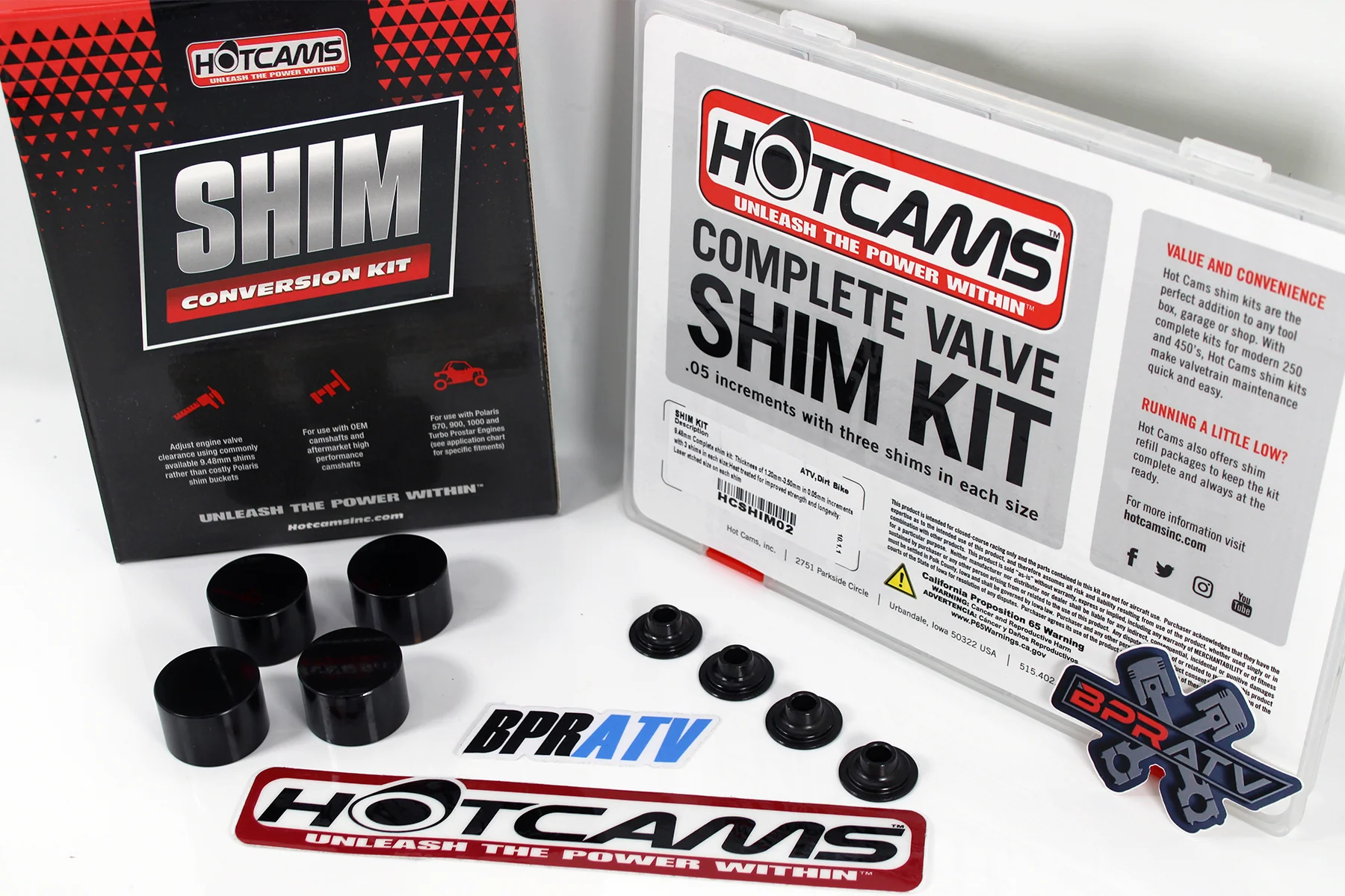 15-18 Polaris ACE 570 Hot Cams Valve Shim Conversion Kit w/ Hotcams Shim Kit DLC - Image 4